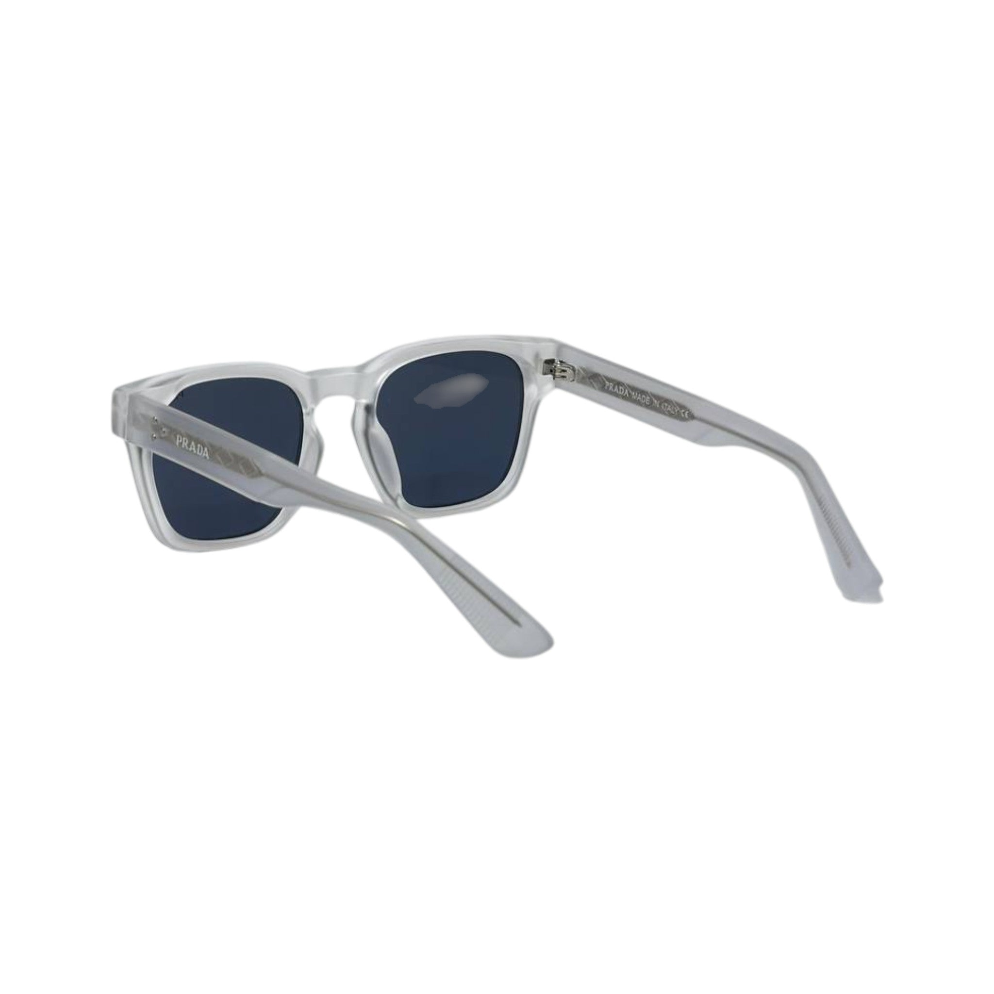 🕶️ Prada Transparent Crystal Sunglasses – Ice Grey Edition ✨