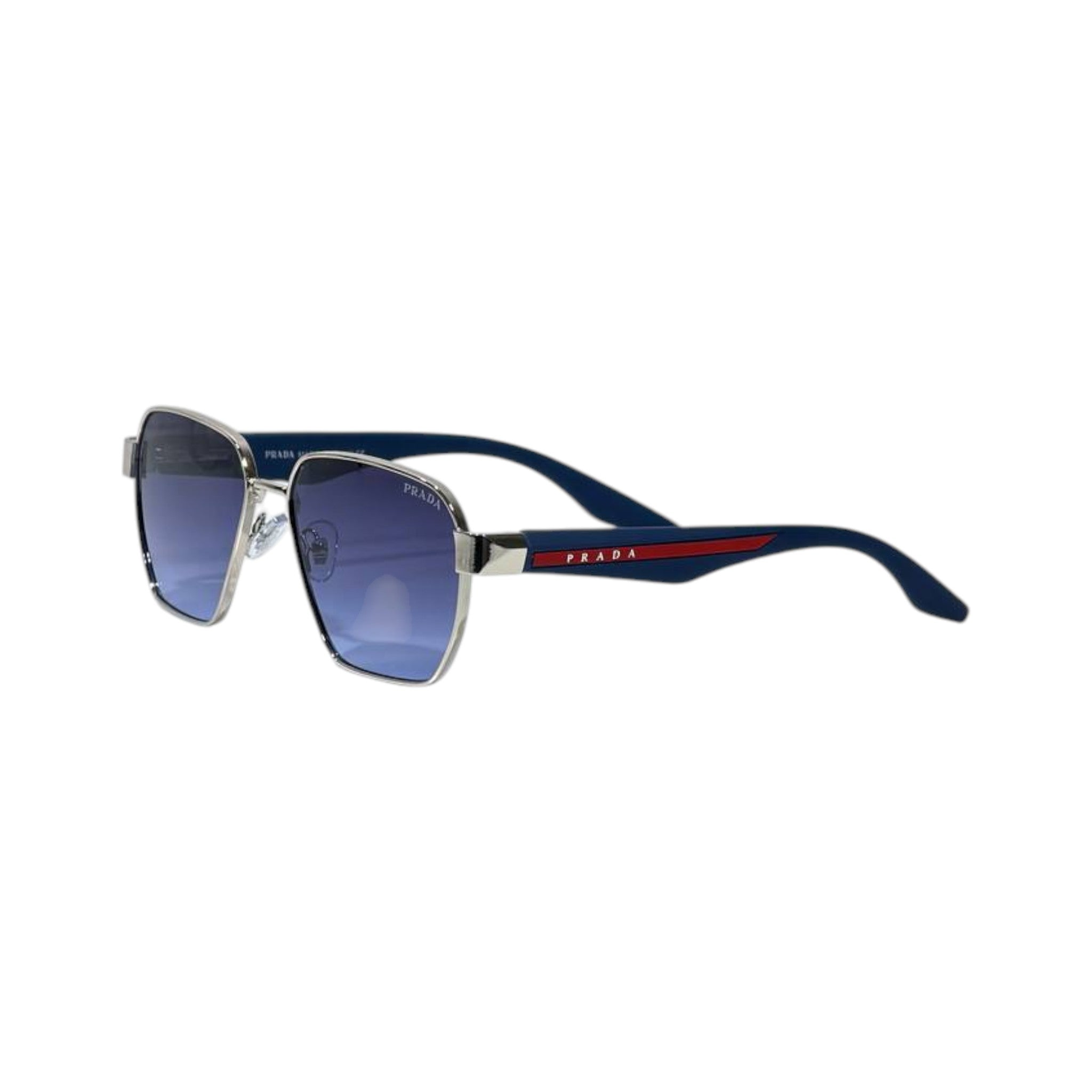🕶️ Prada Linea Rossa Blue Aviator Sunglasses – Sporty Elegance Meets Luxury 💙✨