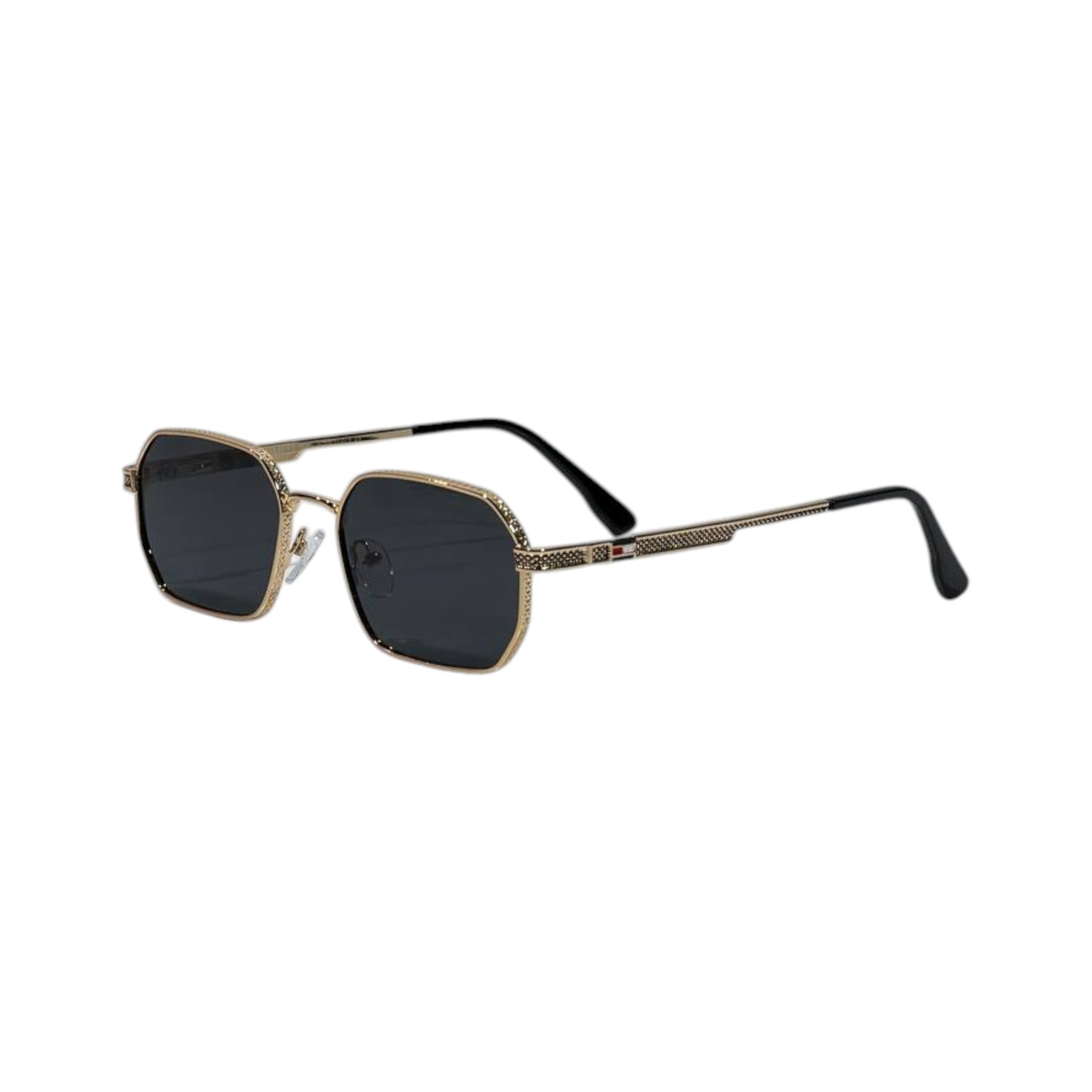 🕶️ Tommy Hilfiger Geometric Metal Sunglasses – Refined Style with Modern Sophistication ✨🖤