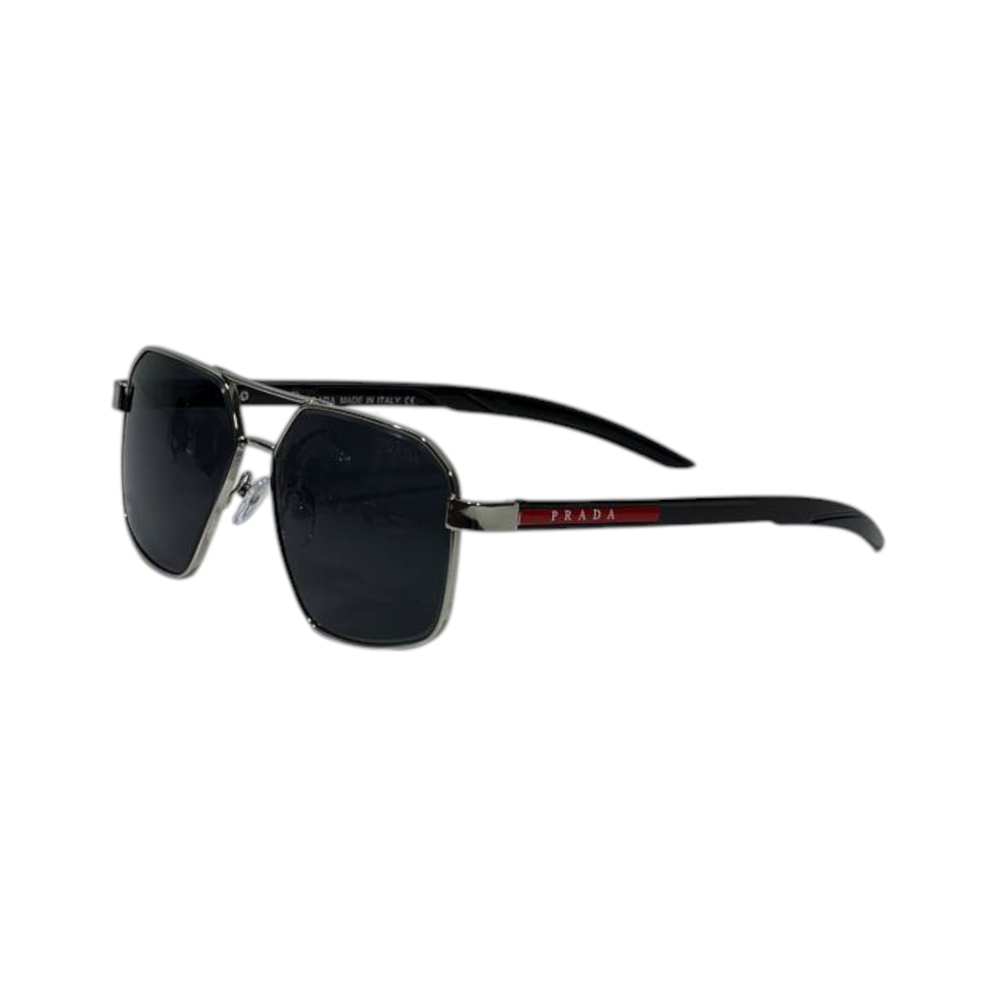 🕶️ Prada Linea Rossa Black Aviator Sunglasses – Bold Performance & Timeless Style ✨🖤