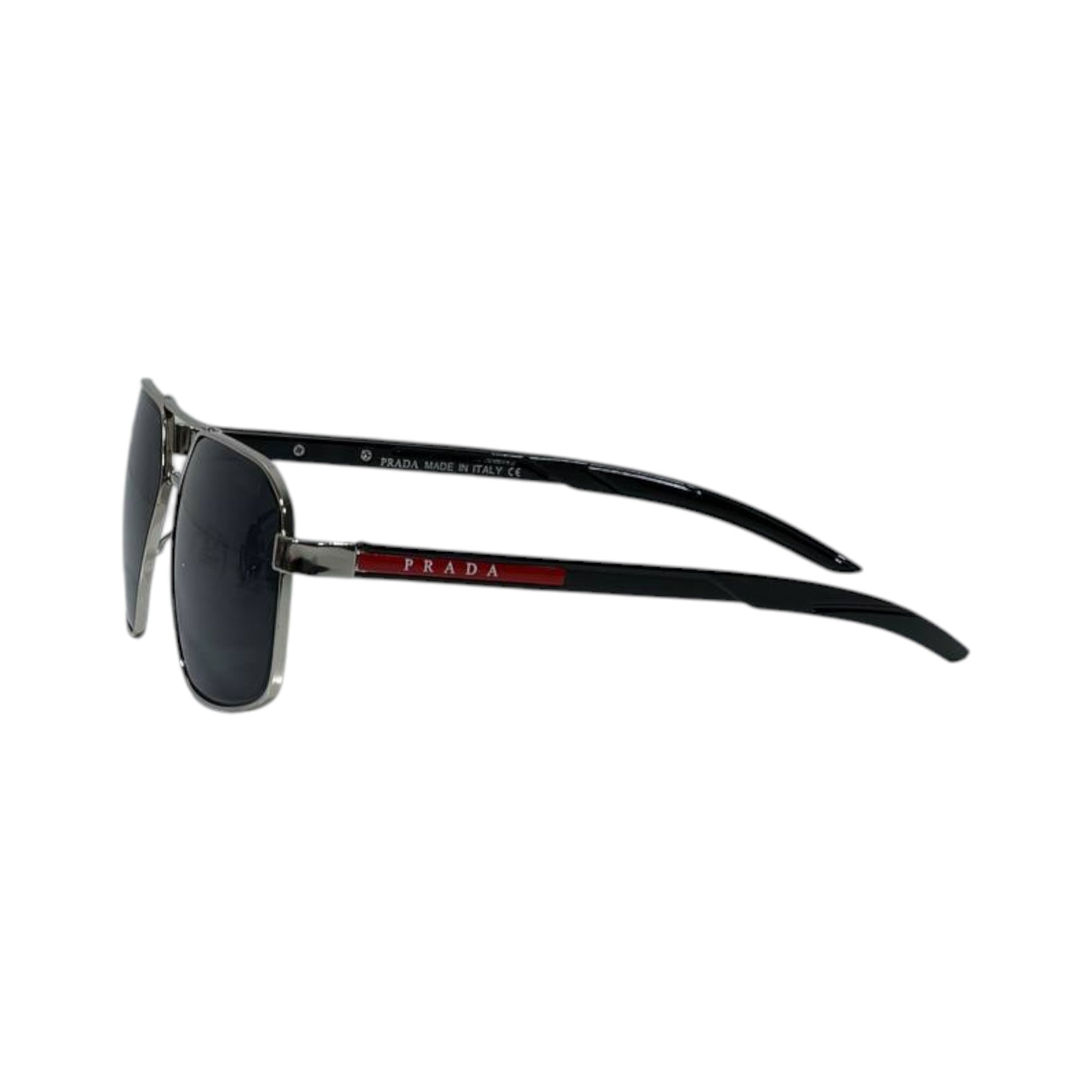 🕶️ Prada Linea Rossa Black Aviator Sunglasses – Bold Performance & Timeless Style ✨🖤