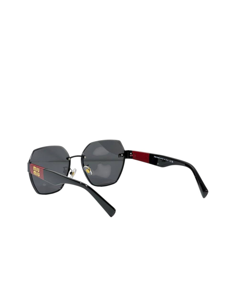 🕶️ Miu Miu Geometric Rimless Sunglasses – Bold Luxury & Contemporary Style ✨🖤