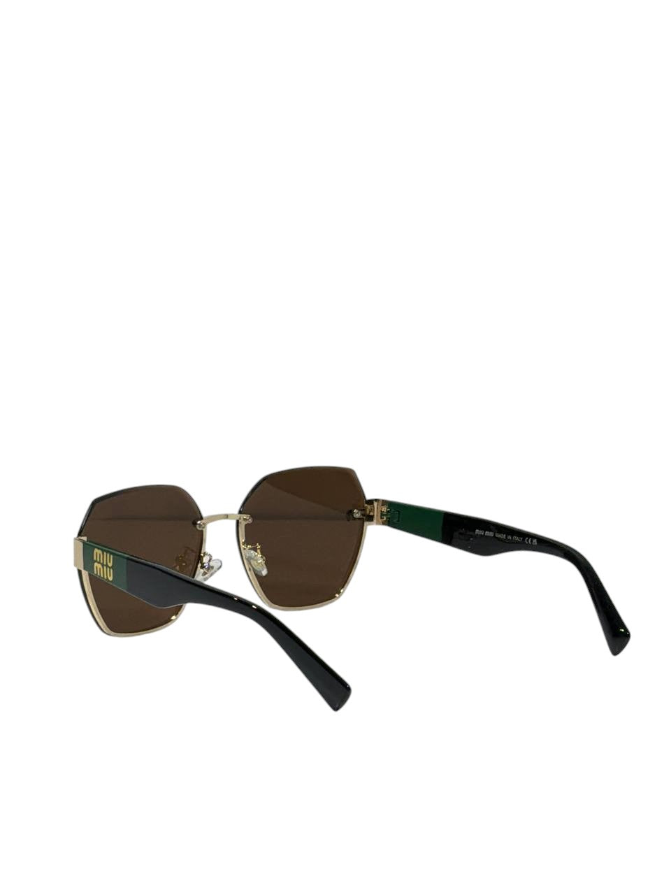 🕶️ Miu Miu Geometric Brown Lens Sunglasses – Contemporary Luxury & Effortless Style ✨🤎