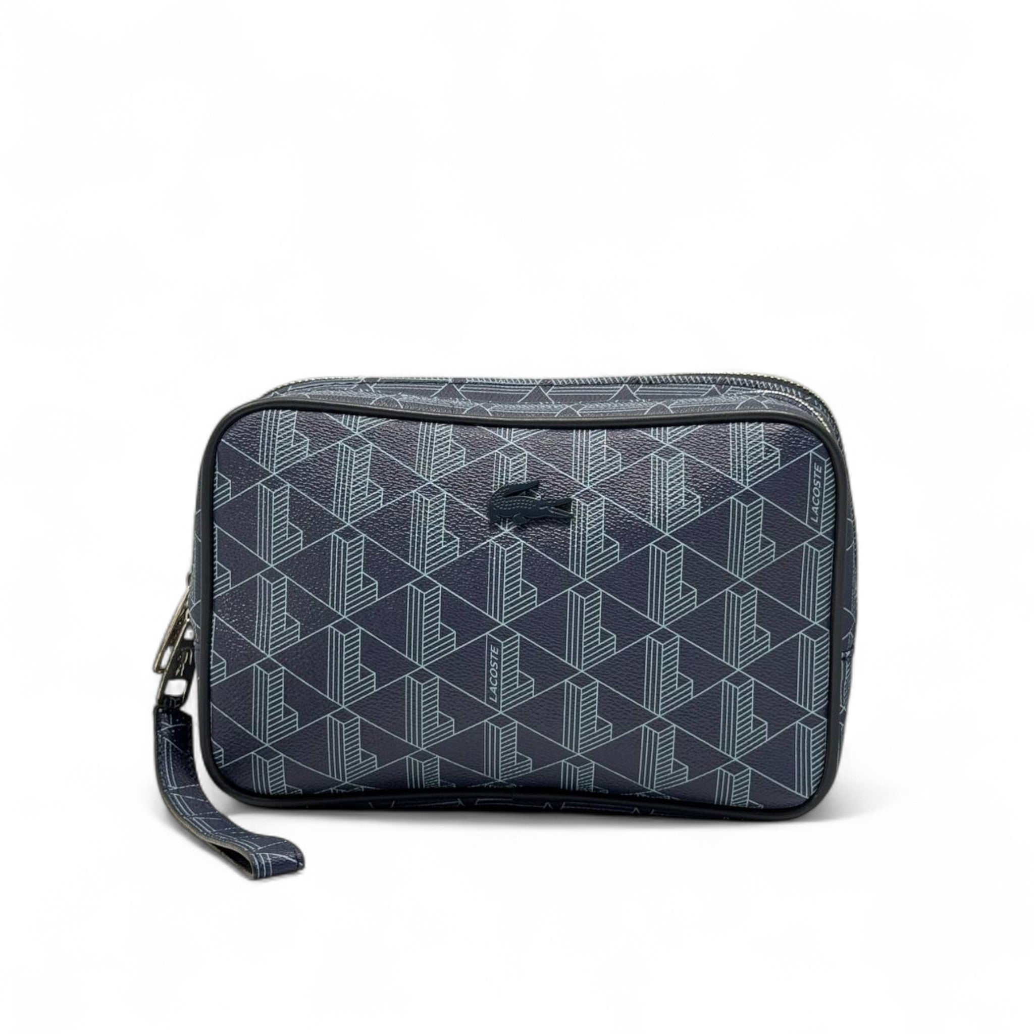 Lacoste Geometric Monogram Clutch โ Modern Luxury in Motion ๐โจ