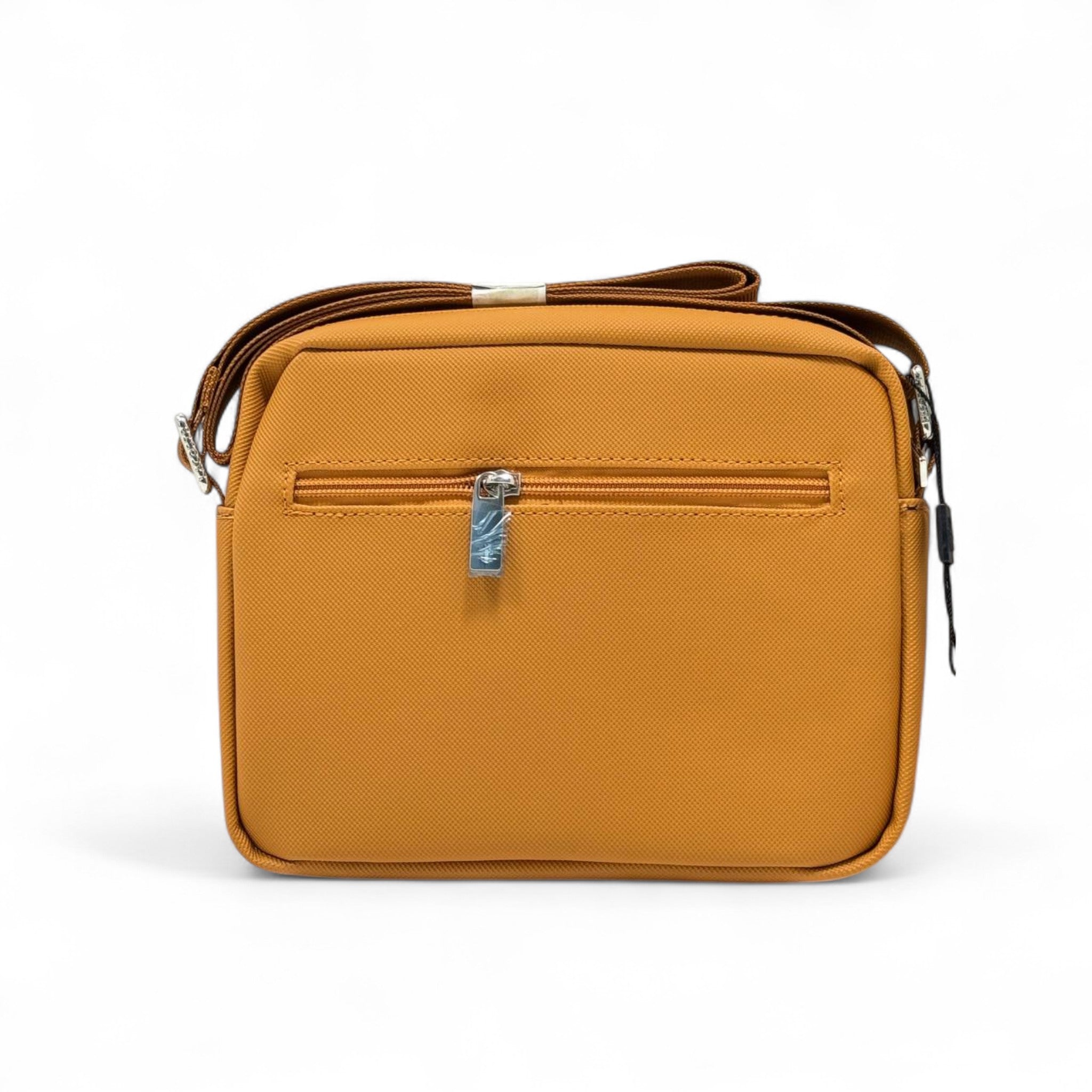 Lacoste Mustard Crossbody Bag โ Bold Sophistication in Every Stitch ๐๐
