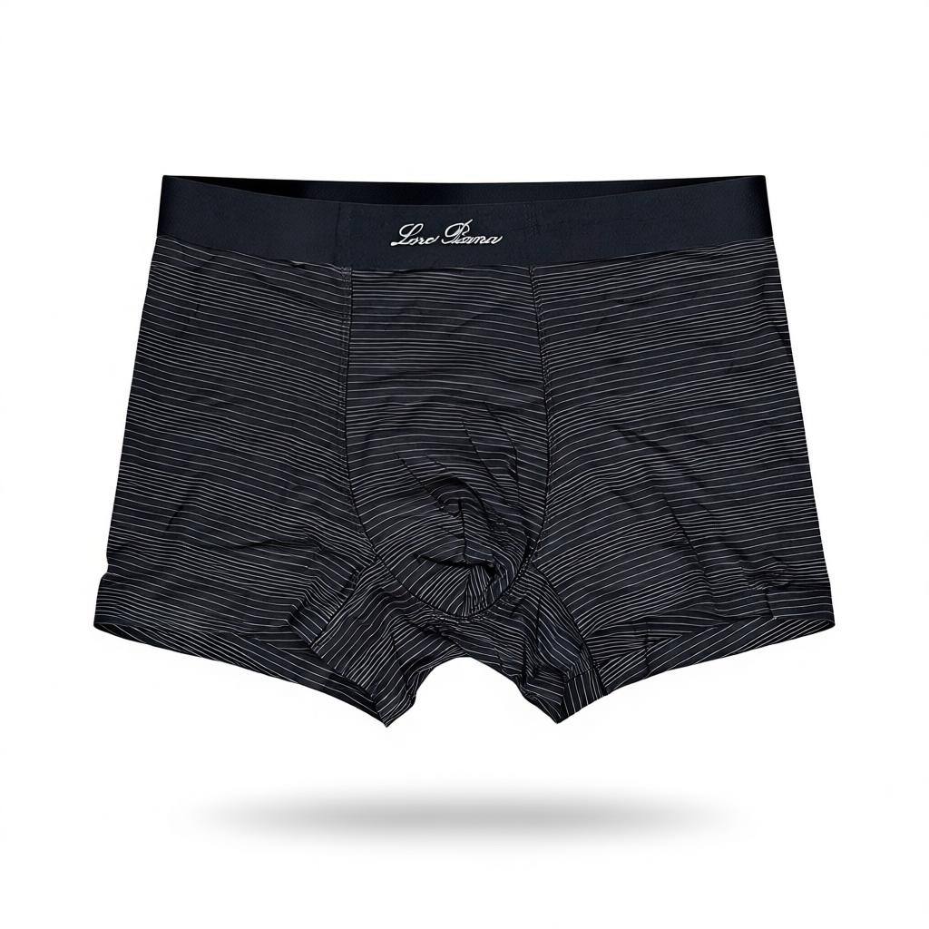 Loro Piana Inspired Premium Striped Men's Boxer Set – 3 Elegant Pieces