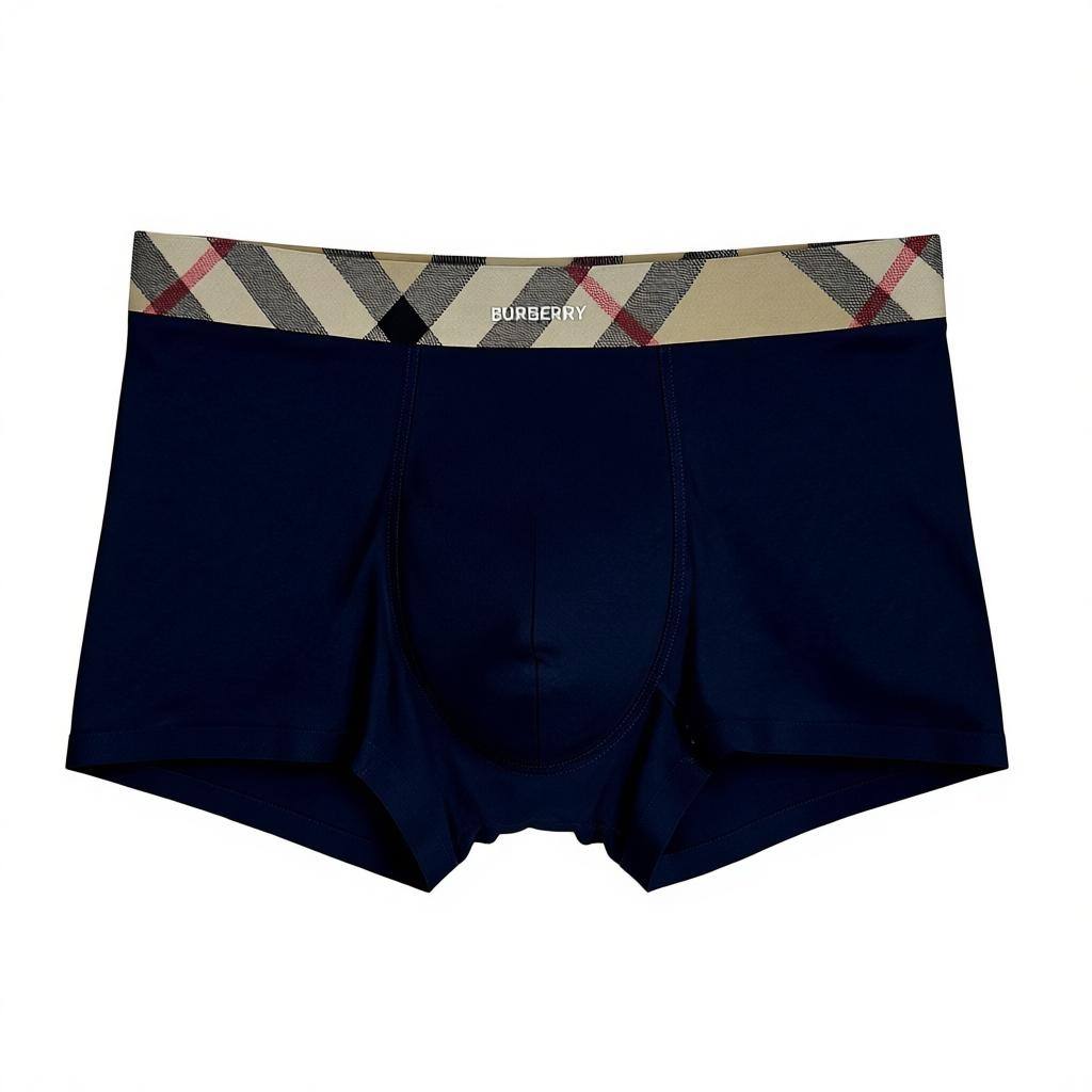 Burberry Inspired Check Waistband Men's Boxer Set – 3 Premium Pieces