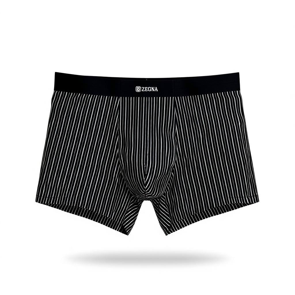 Zegna Inspired Premium Striped Men's Boxer Set – 3 Elegant Pieces