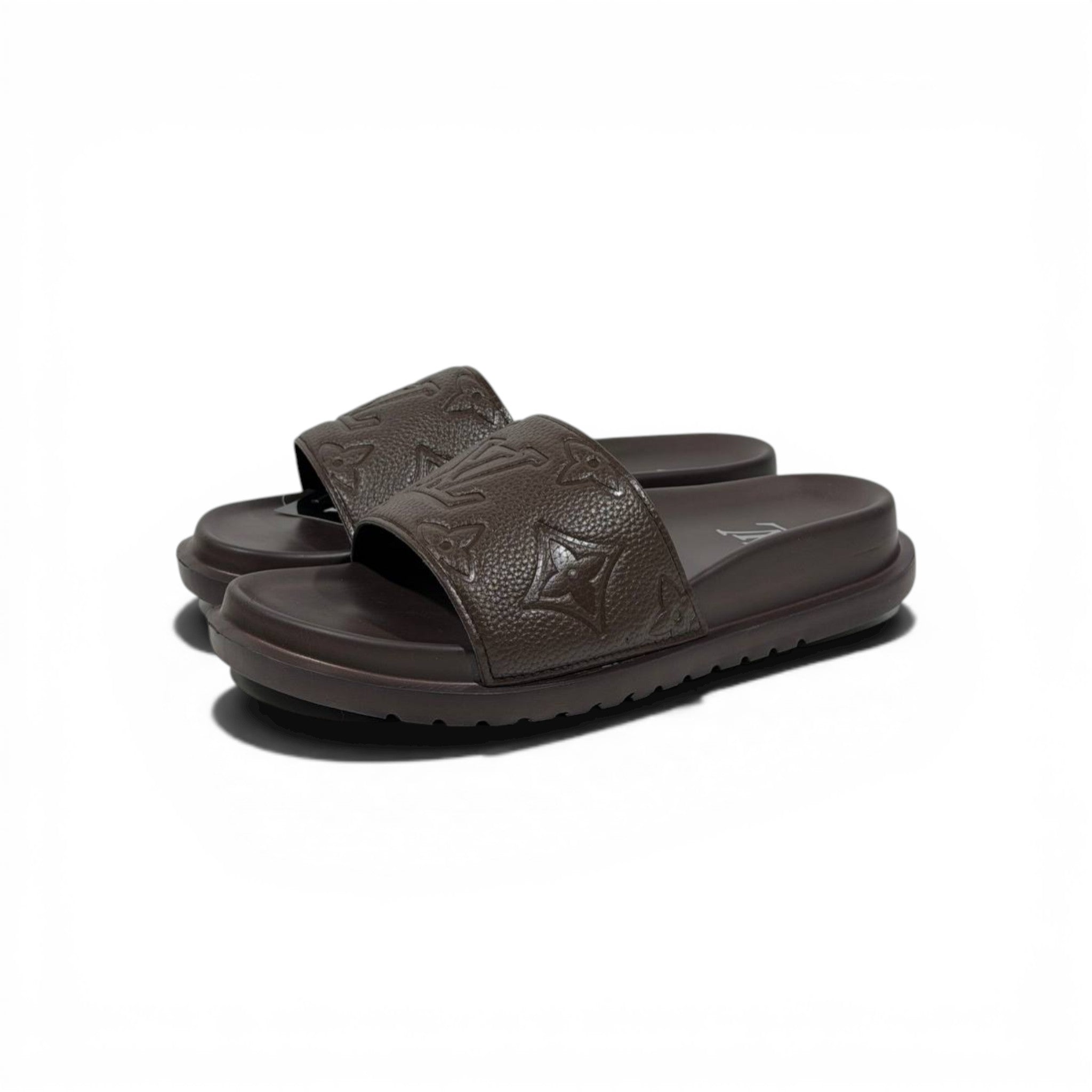 🤎✨ Louis Vuitton Monogram Slides – Premium Brown Edition
