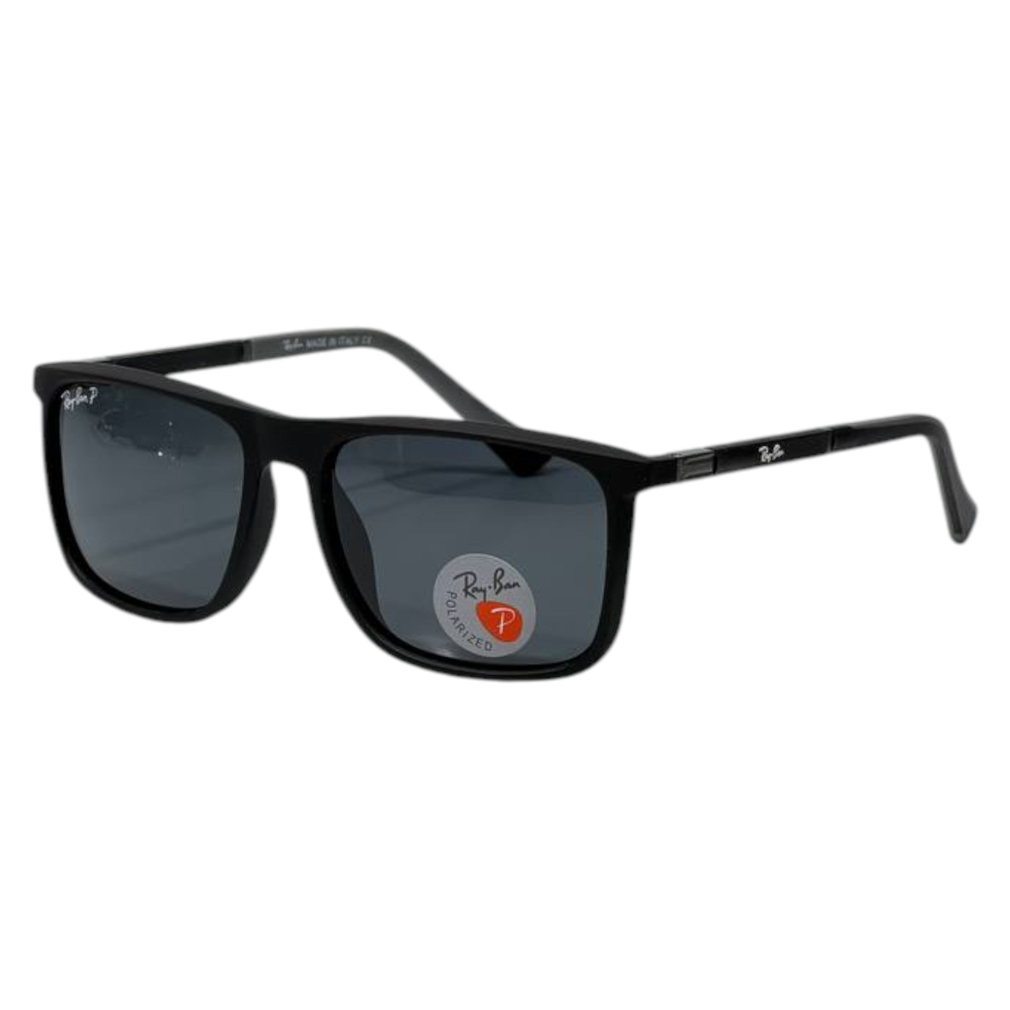Ray-Ban Polarized Classic Square Sunglasses – Black Frame | Premium UV Protection 🕶️✨