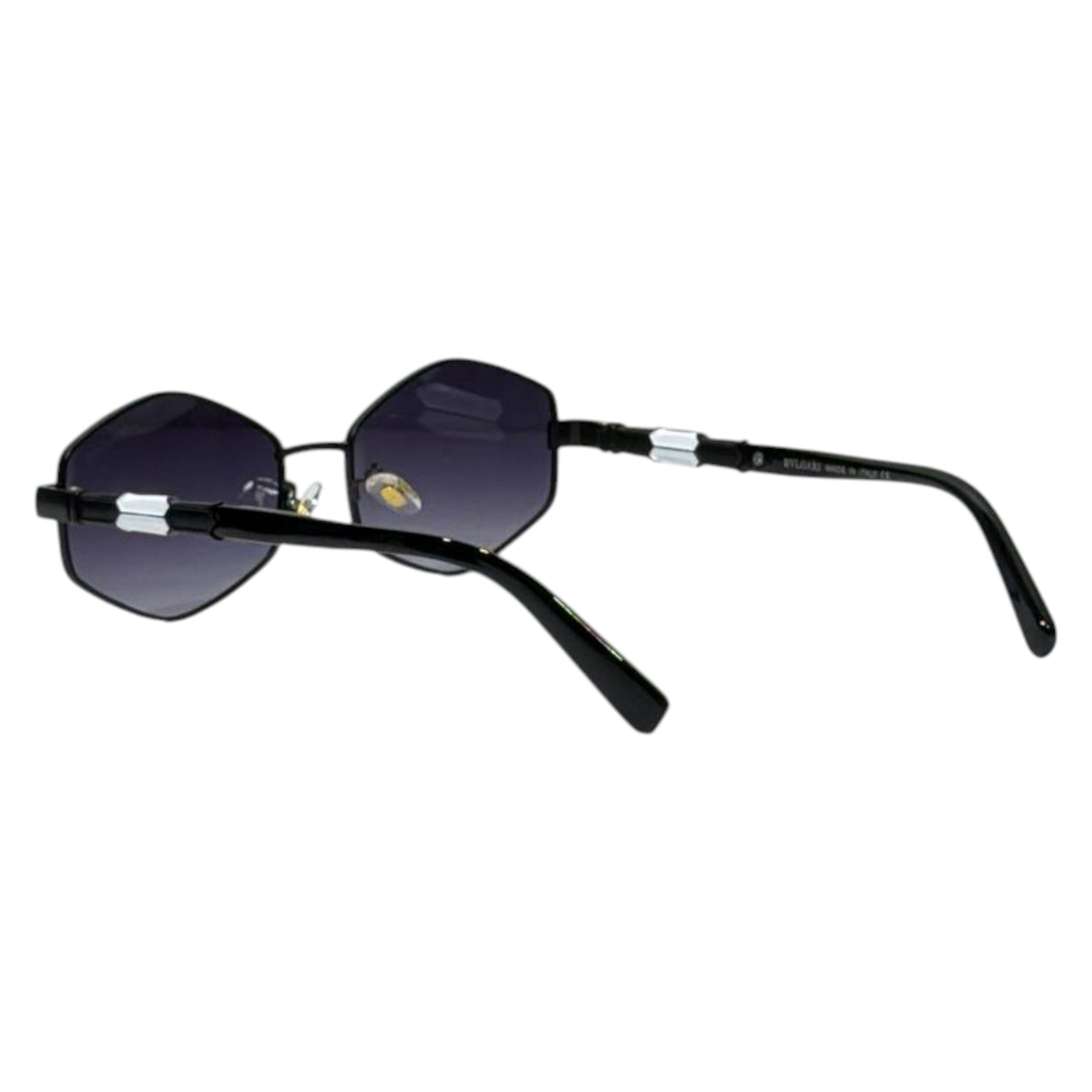 ✨ Catchy Title: Bvlgari Luxury Rimless Octagonal Sunglasses – Premium Black Designer UV400 🖤✨