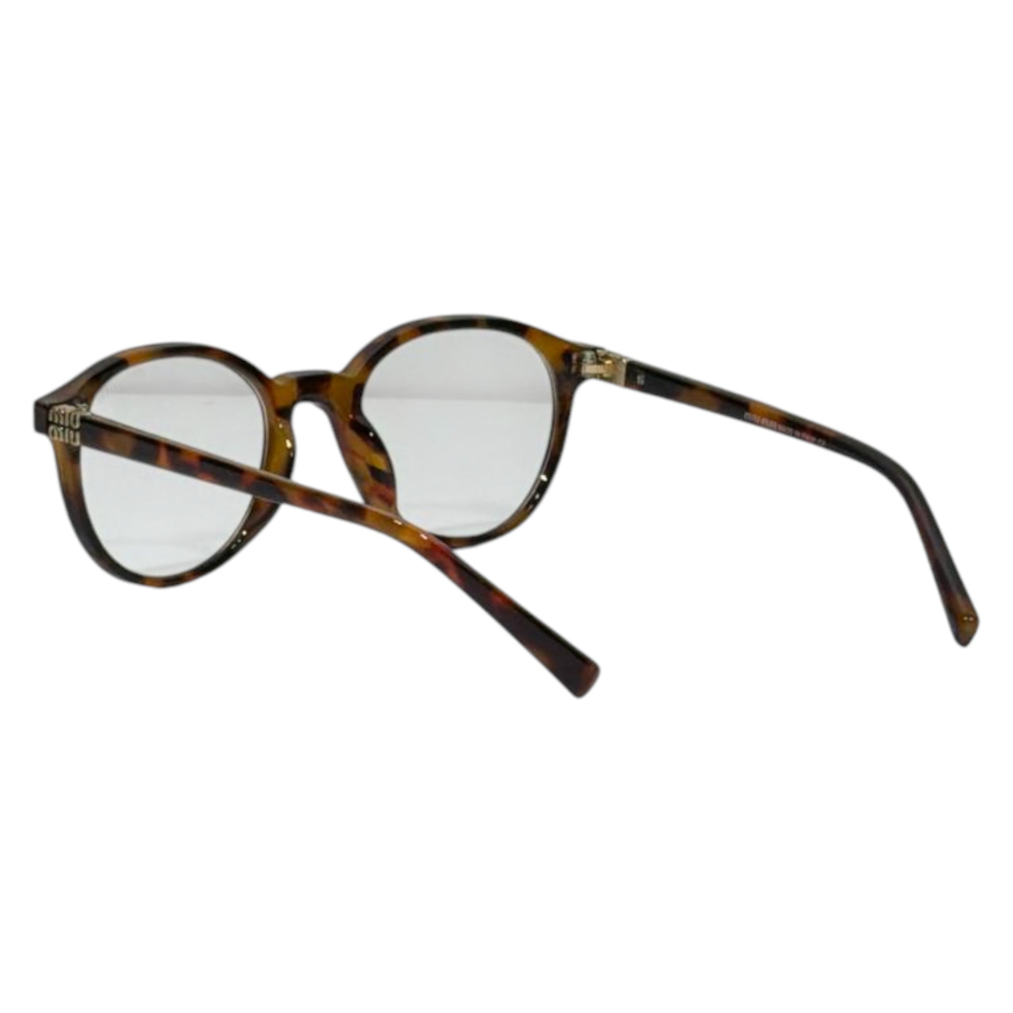 Miu Miu Round Optical Eyeglasses – Premium Tortoise Brown Acetate Frame 👓🤎