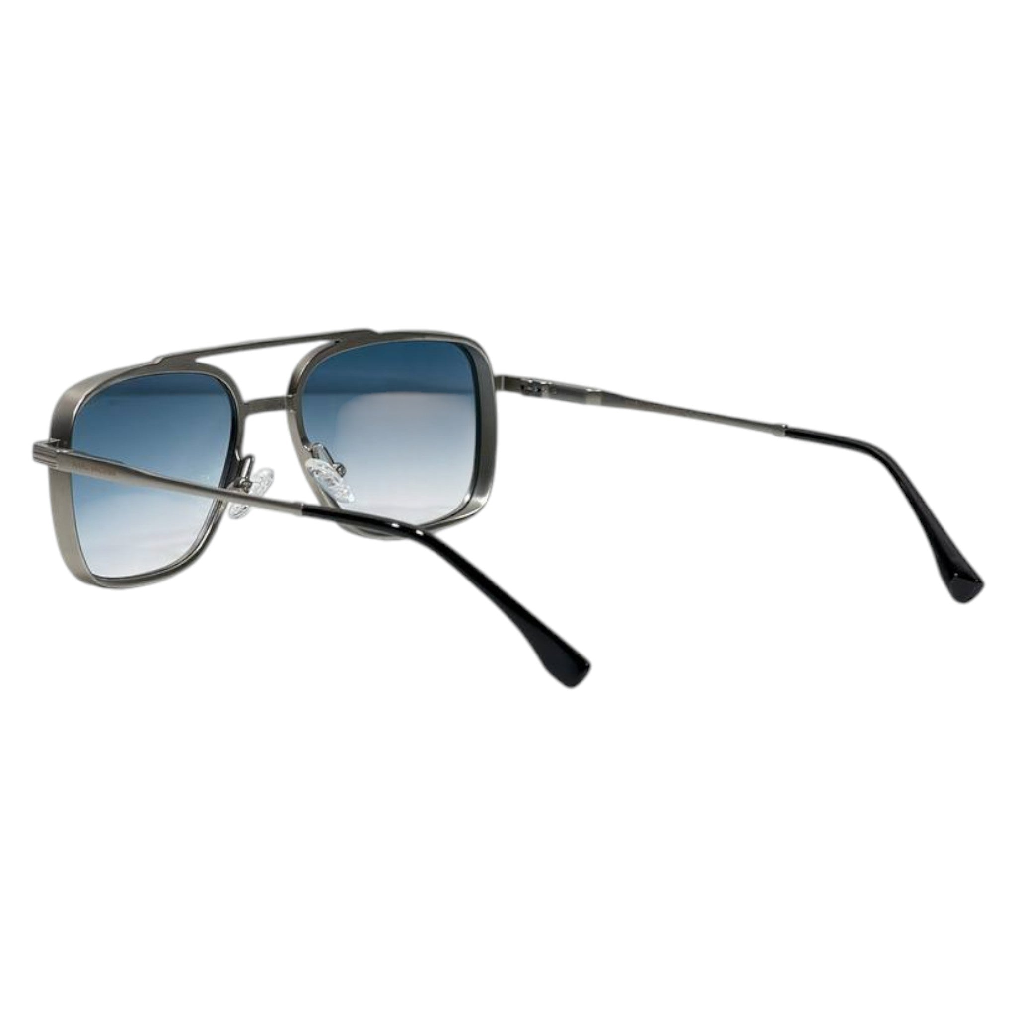 Tom Ford Square Aviator Sunglasses – Gunmetal Frame with Blue Gradient Lenses ✨🕶️