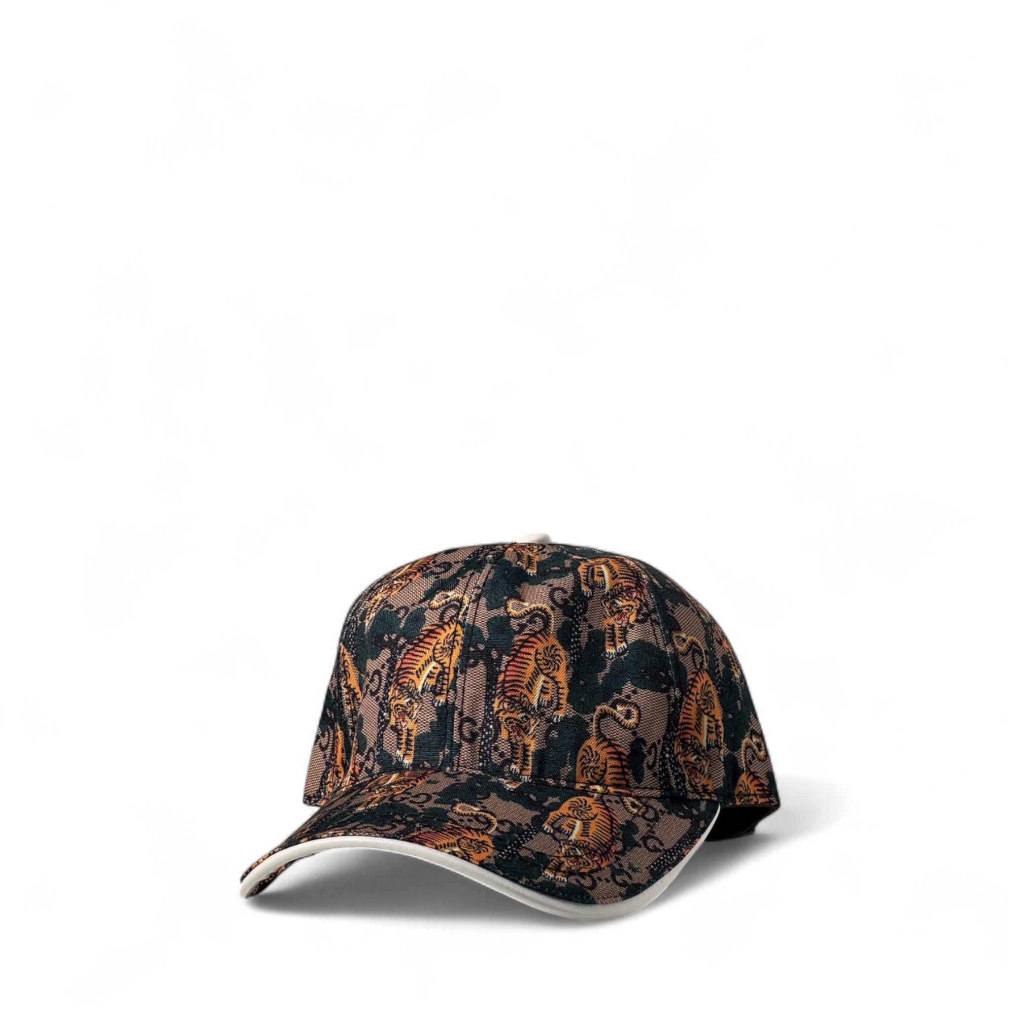 Gucci GG Monogram Cap with Tiger Print 🐅🧢🔥