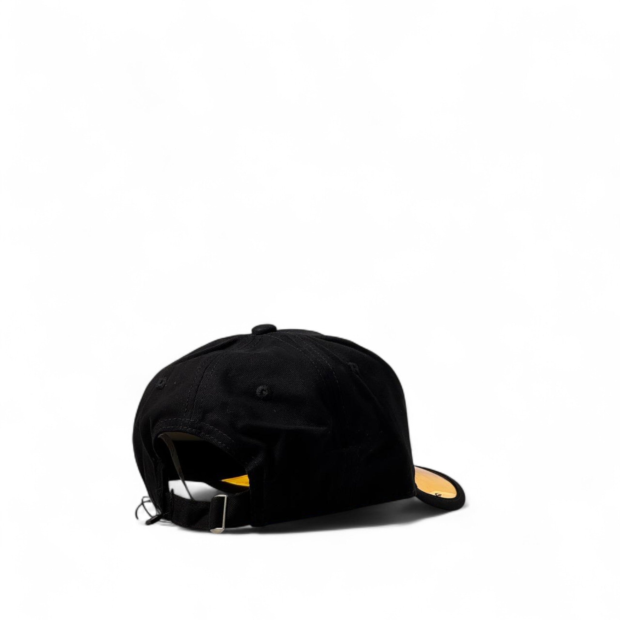 Balenciaga Black Cap with Orange Logo & Glossy Brim 🖤🧡⚡