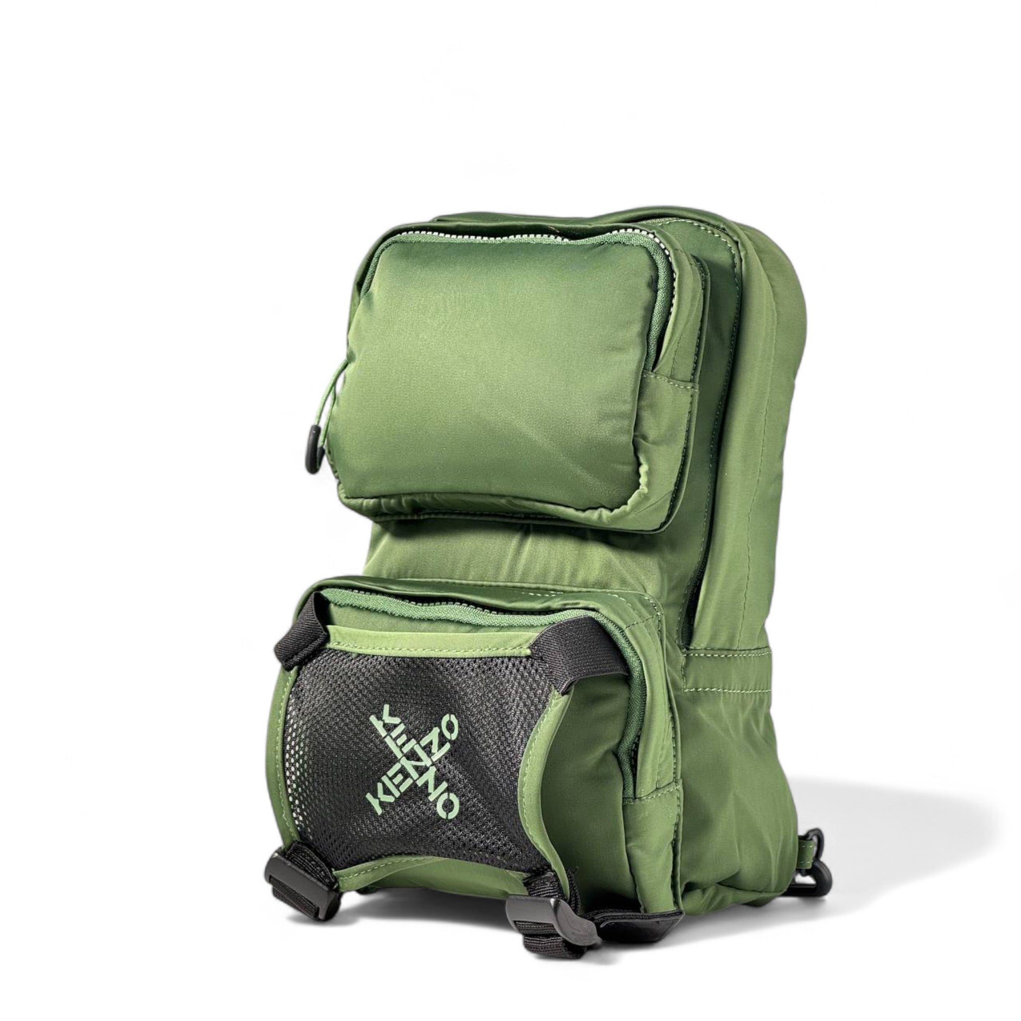 Kenzo Utility Sling Bag โ Military Green ๐๐ค