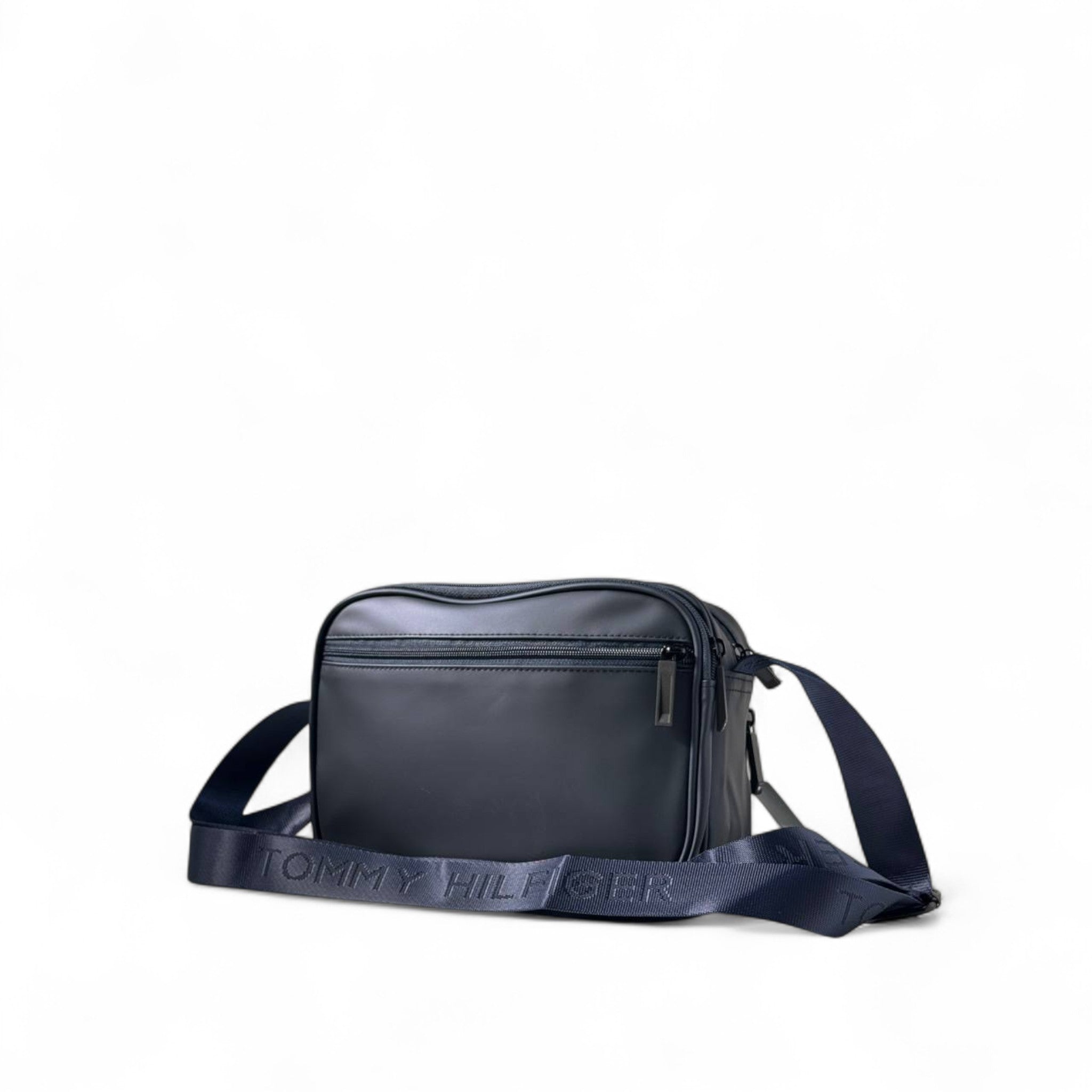 💙 Tommy Hilfiger Navy Crossbody Bag – Dual-Zip Travel Pouch | Everyday Utility Style 🧳🇺🇸