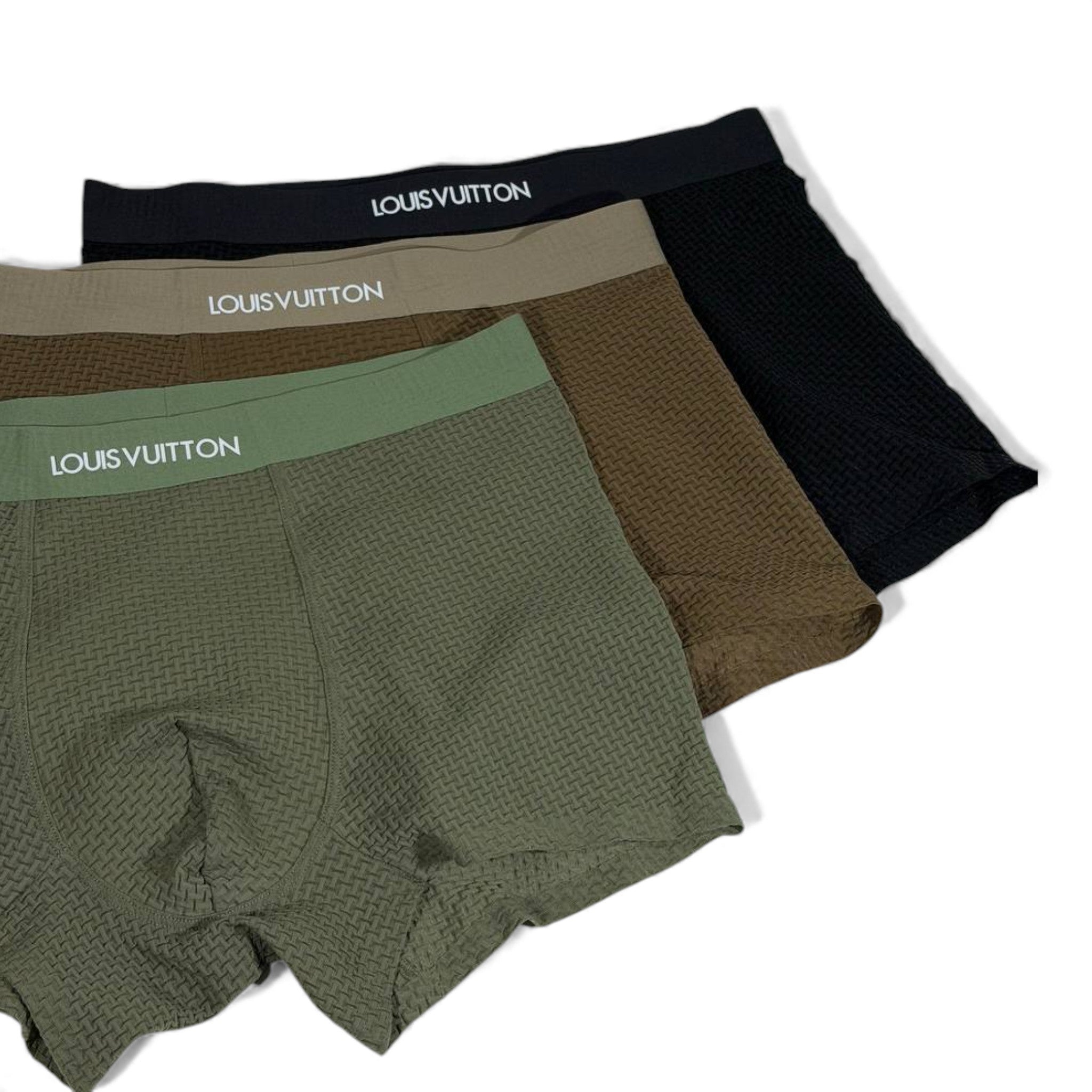 Louis Vuitton Men’s Mesh Boxer Set – 3 Pieces | Breathable Comfort & Premium Style 🩳💎