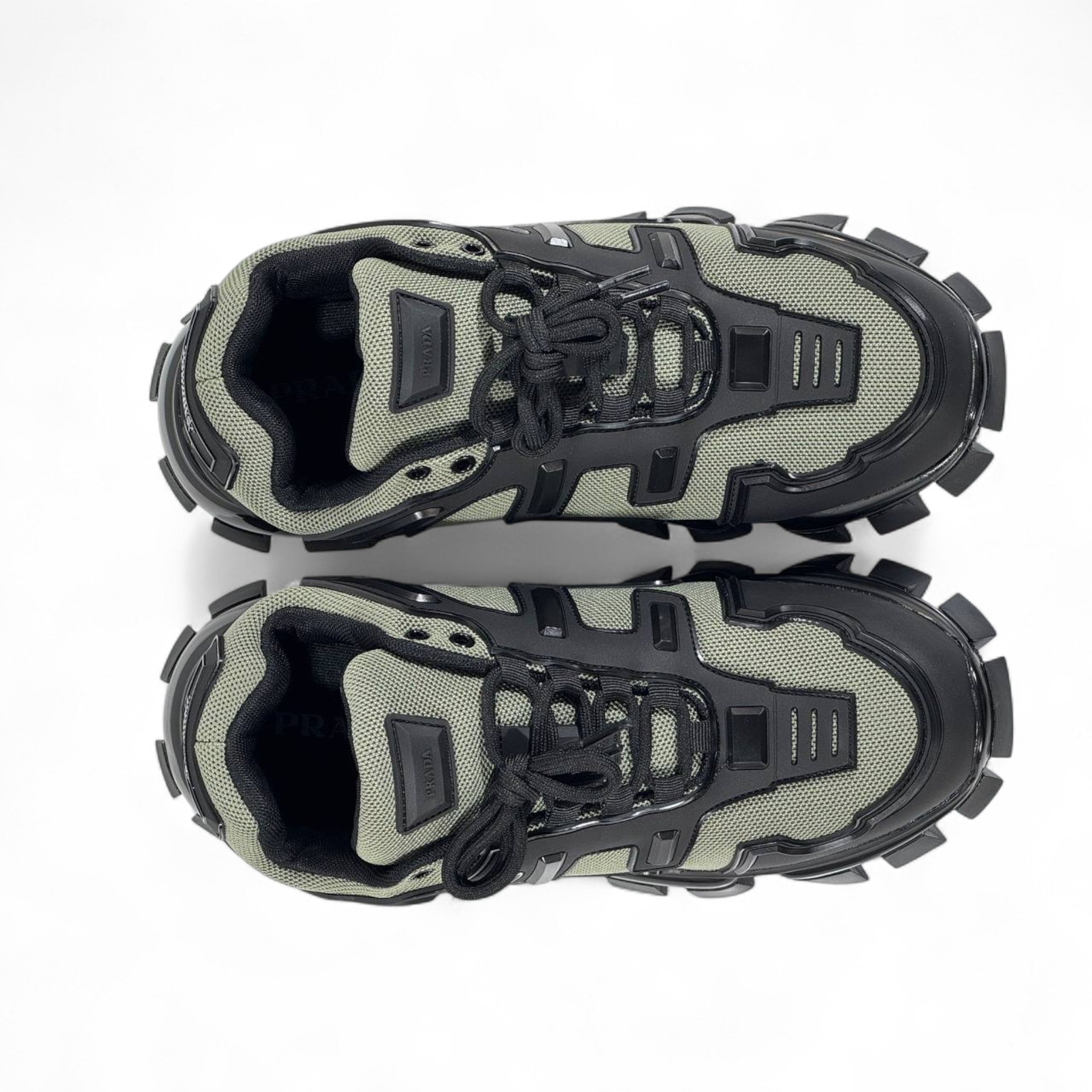 Prada Cloudbust Thunder Sneakers – Black & Olive Edition 🖤💚