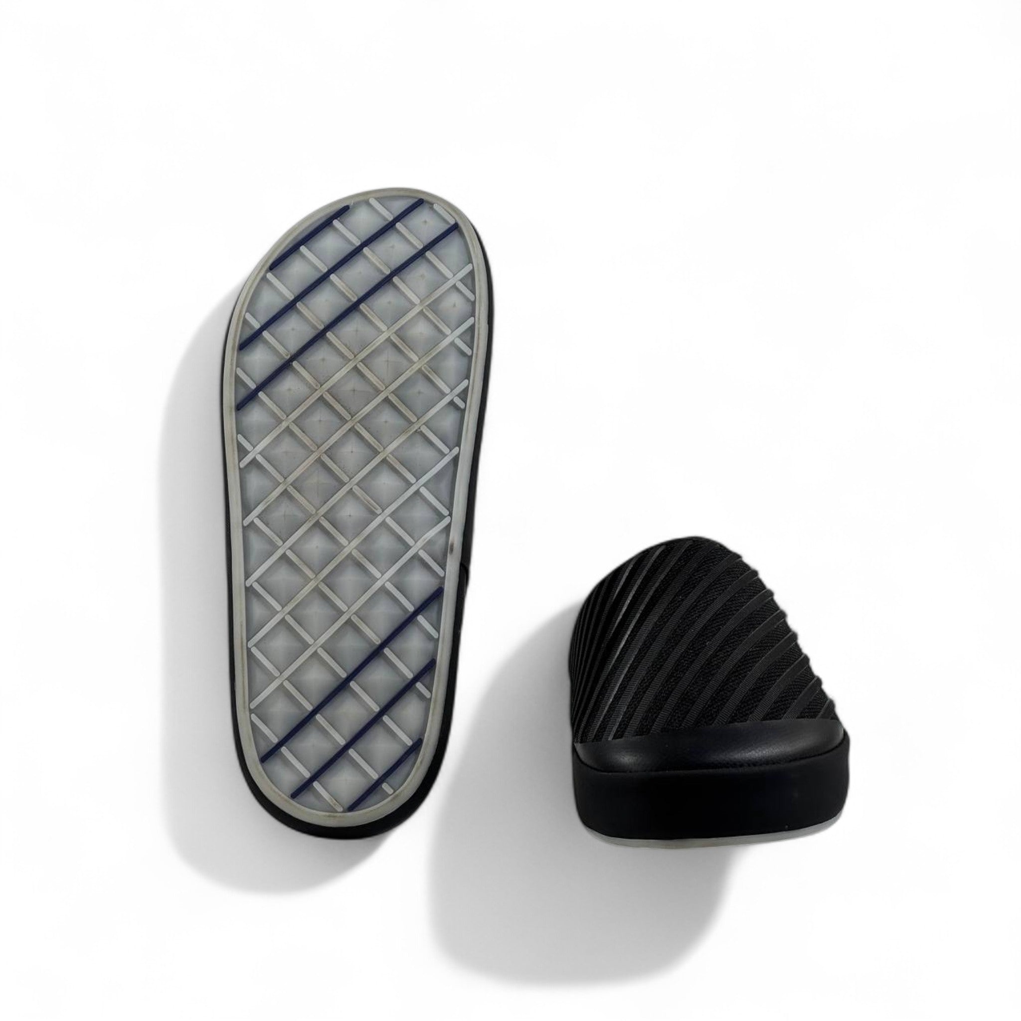 Prada Quilted Nylon Slides – Black Minimal Luxe 🖤✨