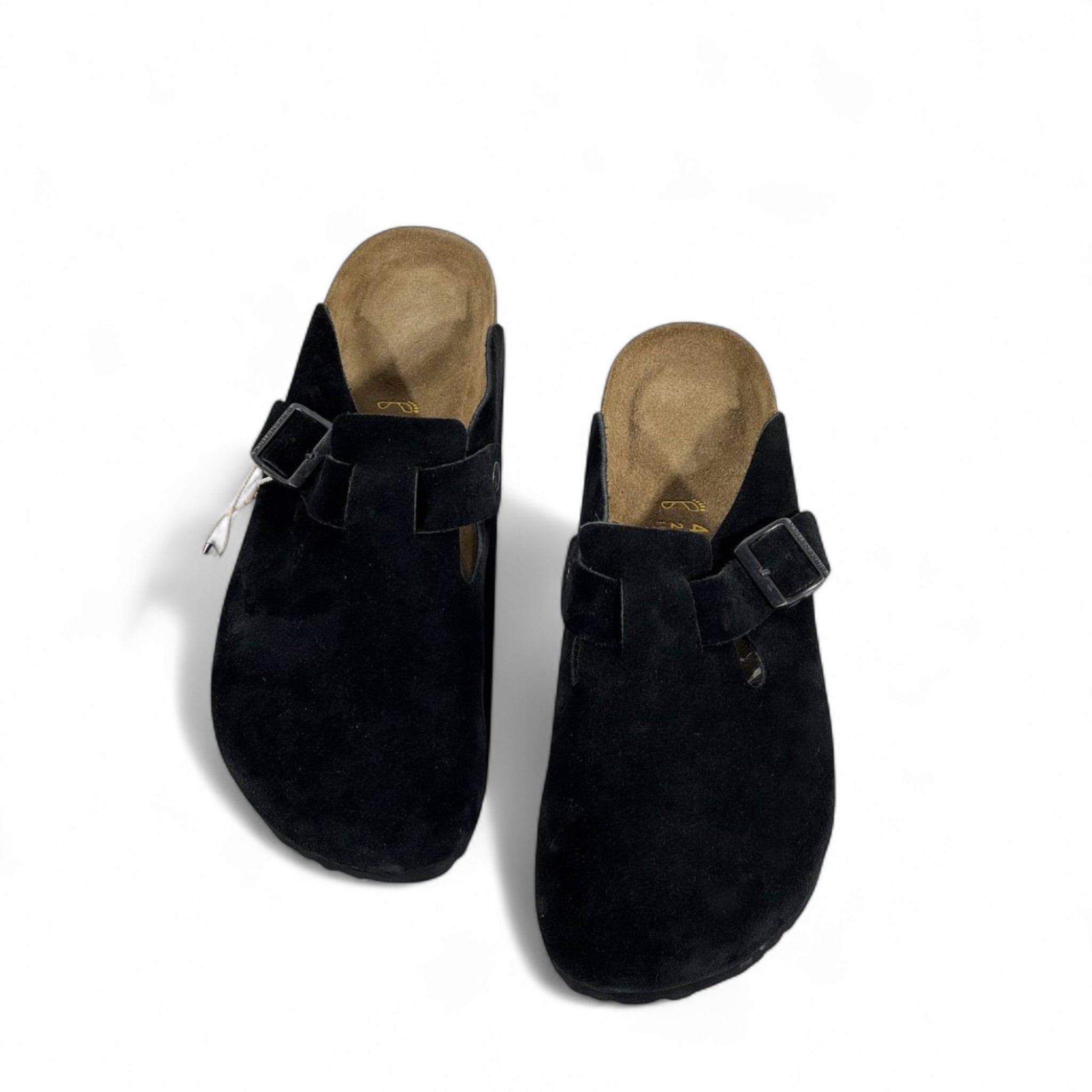Birkenstock Boston Suede Clogs – Black Comfort Classic 🖤✨