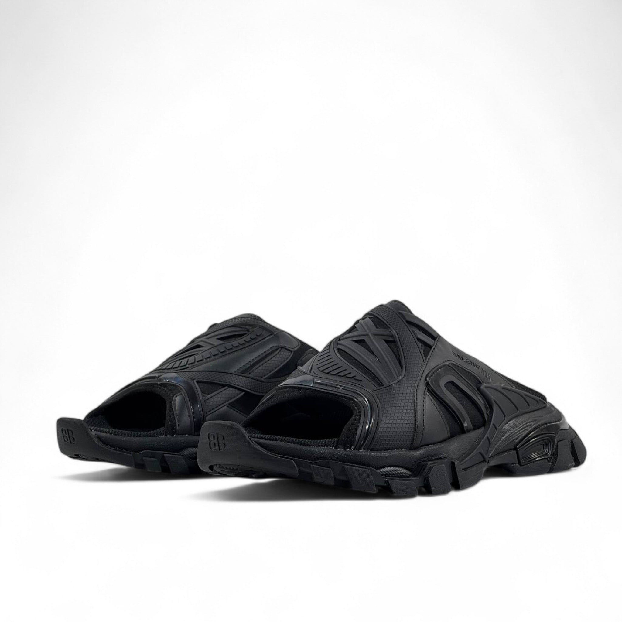 Balenciaga Track Slipper – Triple Black Street Luxe 🖤🔥