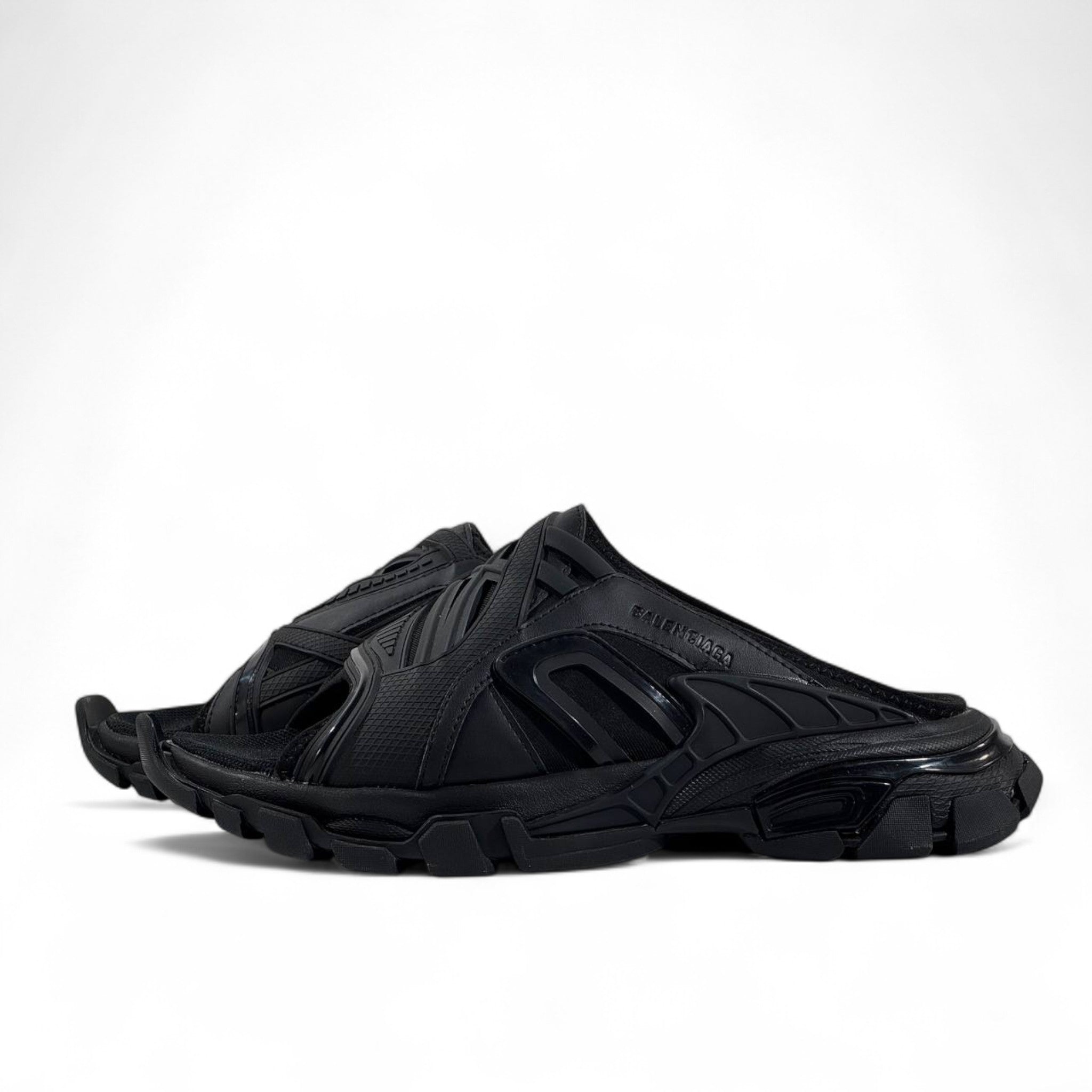 Balenciaga Track Slipper – Triple Black Street Luxe 🖤🔥