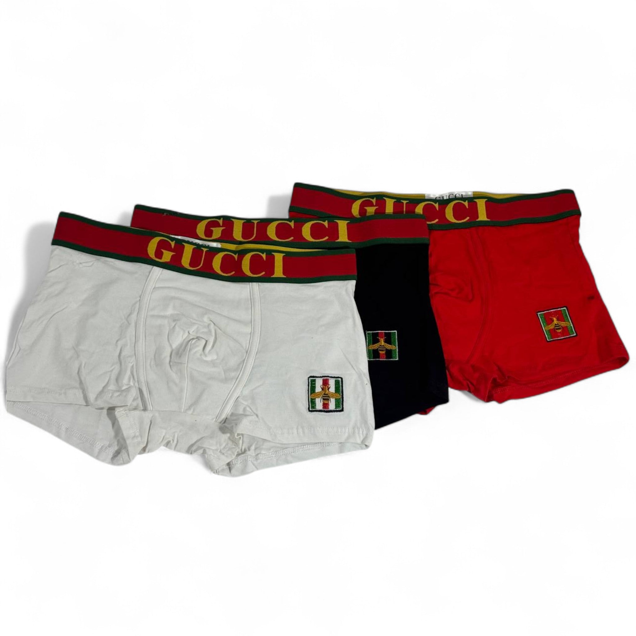 Gucci Men’s Boxer Briefs – 3-Pack Signature Luxury 🩲💎
