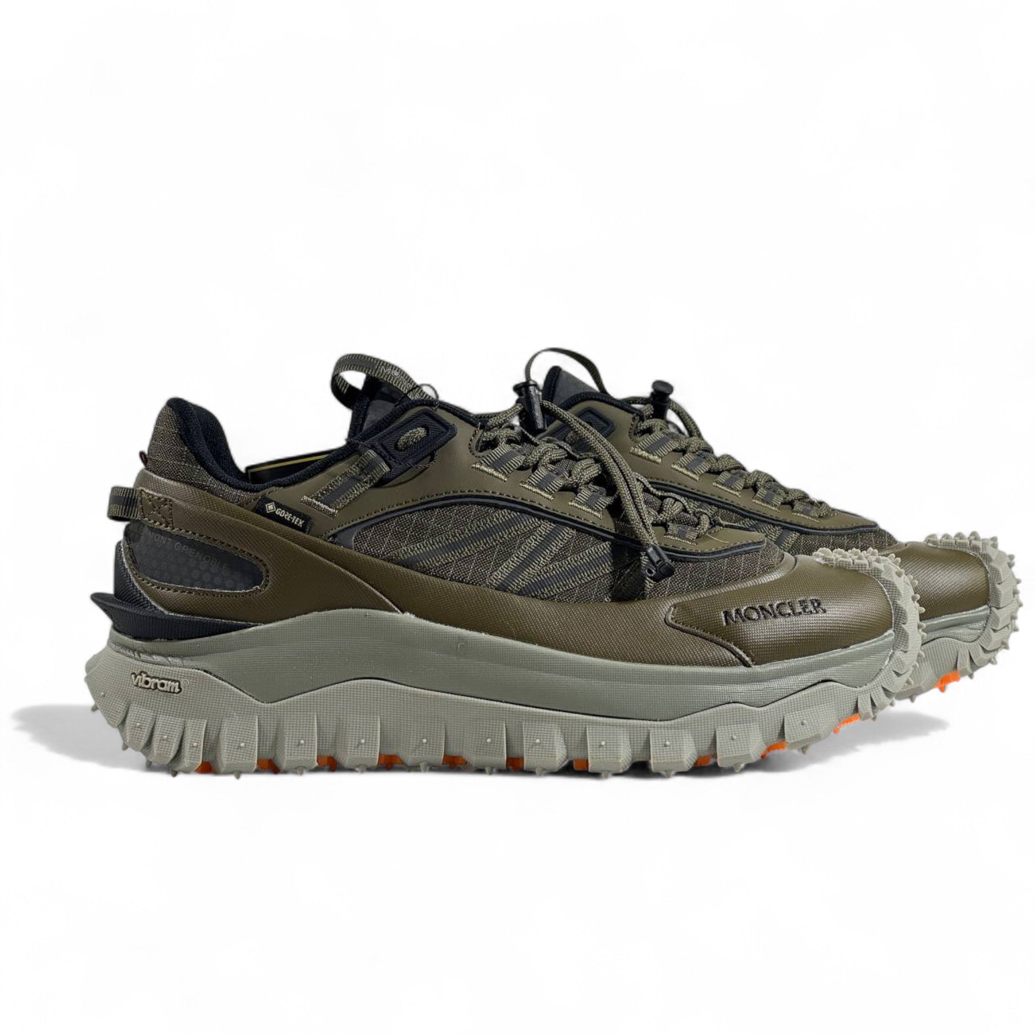 Moncler Trailgrip Sneakers – Olive Green Outdoor Luxe 🌲⚡