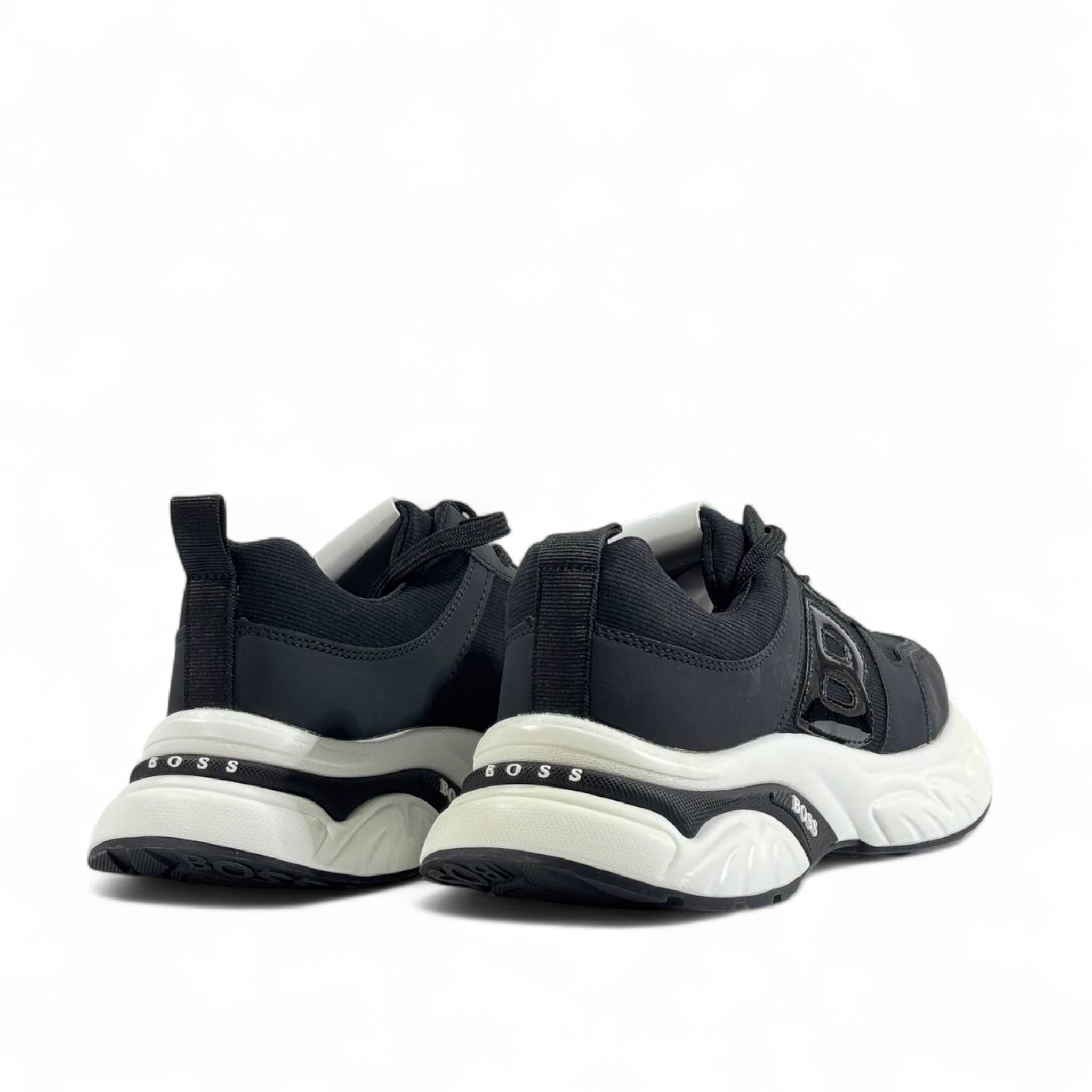 Hugo Boss Sneakers – Black & White Modern Luxe ⚡🖤