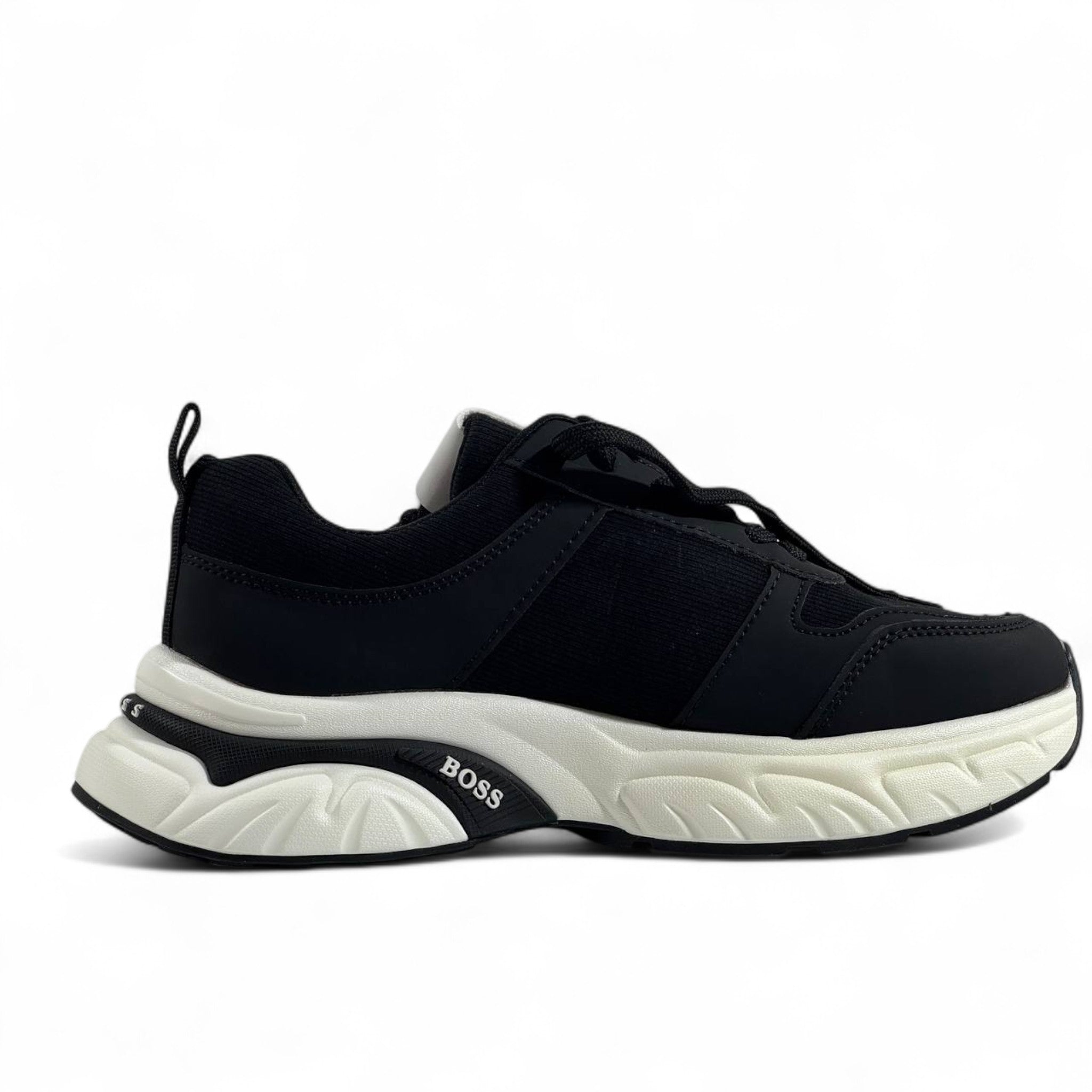 Hugo Boss Sneakers – Black & White Modern Luxe ⚡🖤