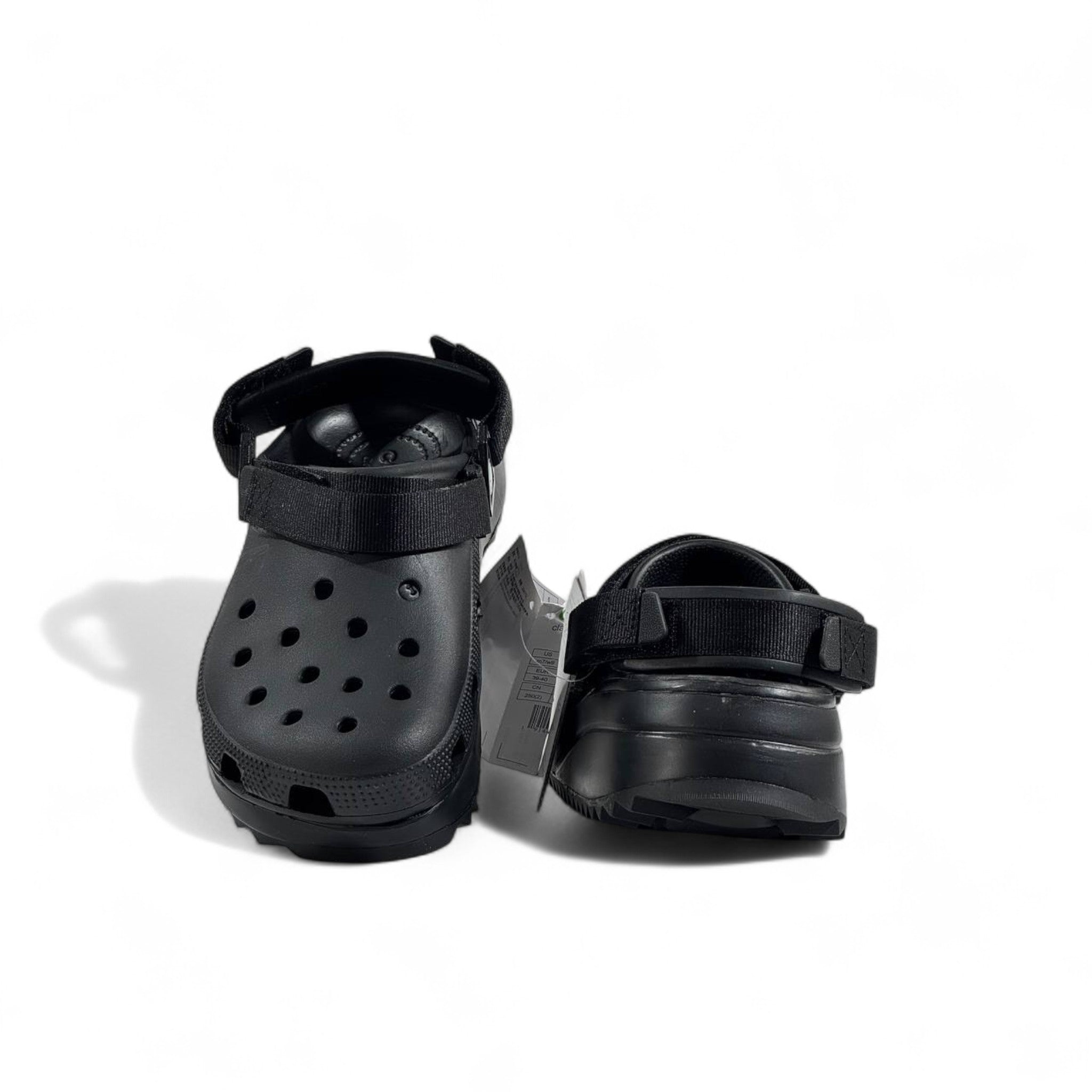 Crocs Classic Platform Clog – Black Elevated Comfort ⚡🖤