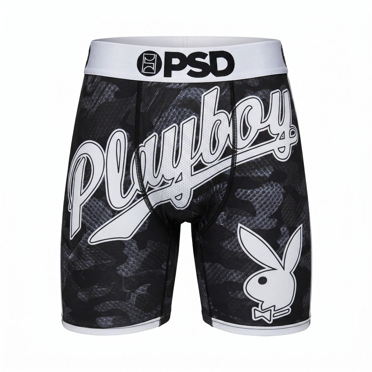 🐰🖤 PSD Playboy Camo Compression Boxer Briefs | Premium Performance Underwear