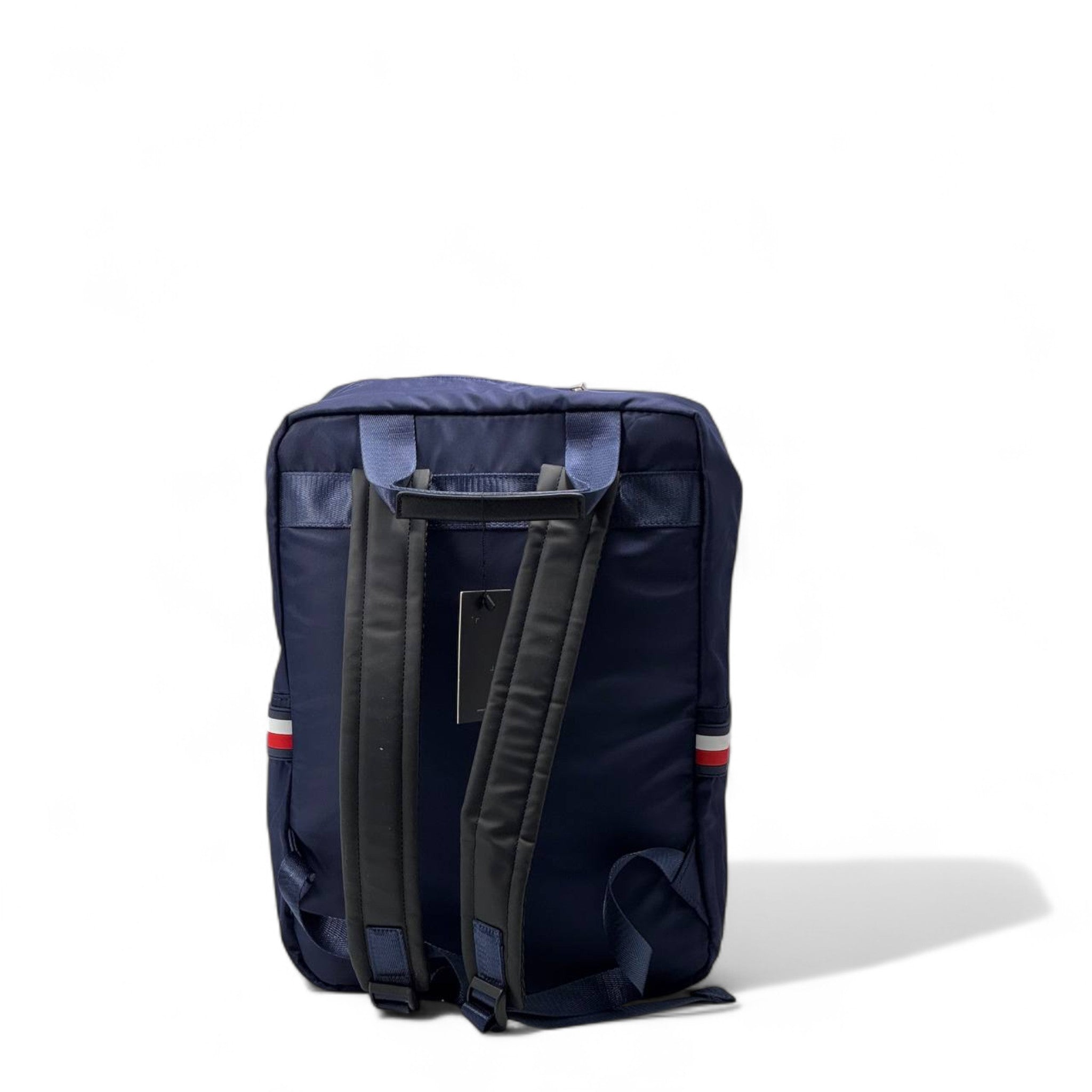 Tommy Hilfiger Navy Backpack 🎒 – Sleek Flag-Side Design for Everyday Style
