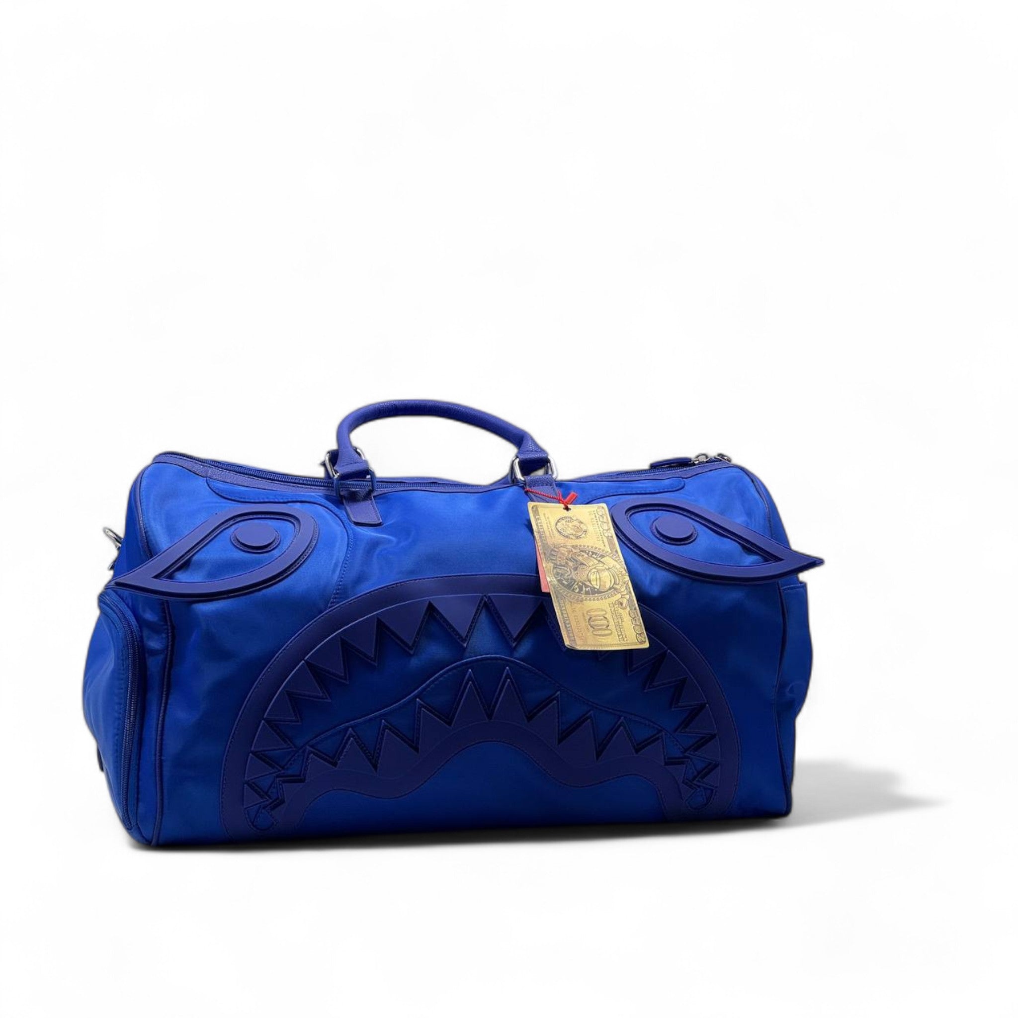 Sprayground Shark Duffel Bag ๐ต โ Limited Edition Royal Blue Travel Statement