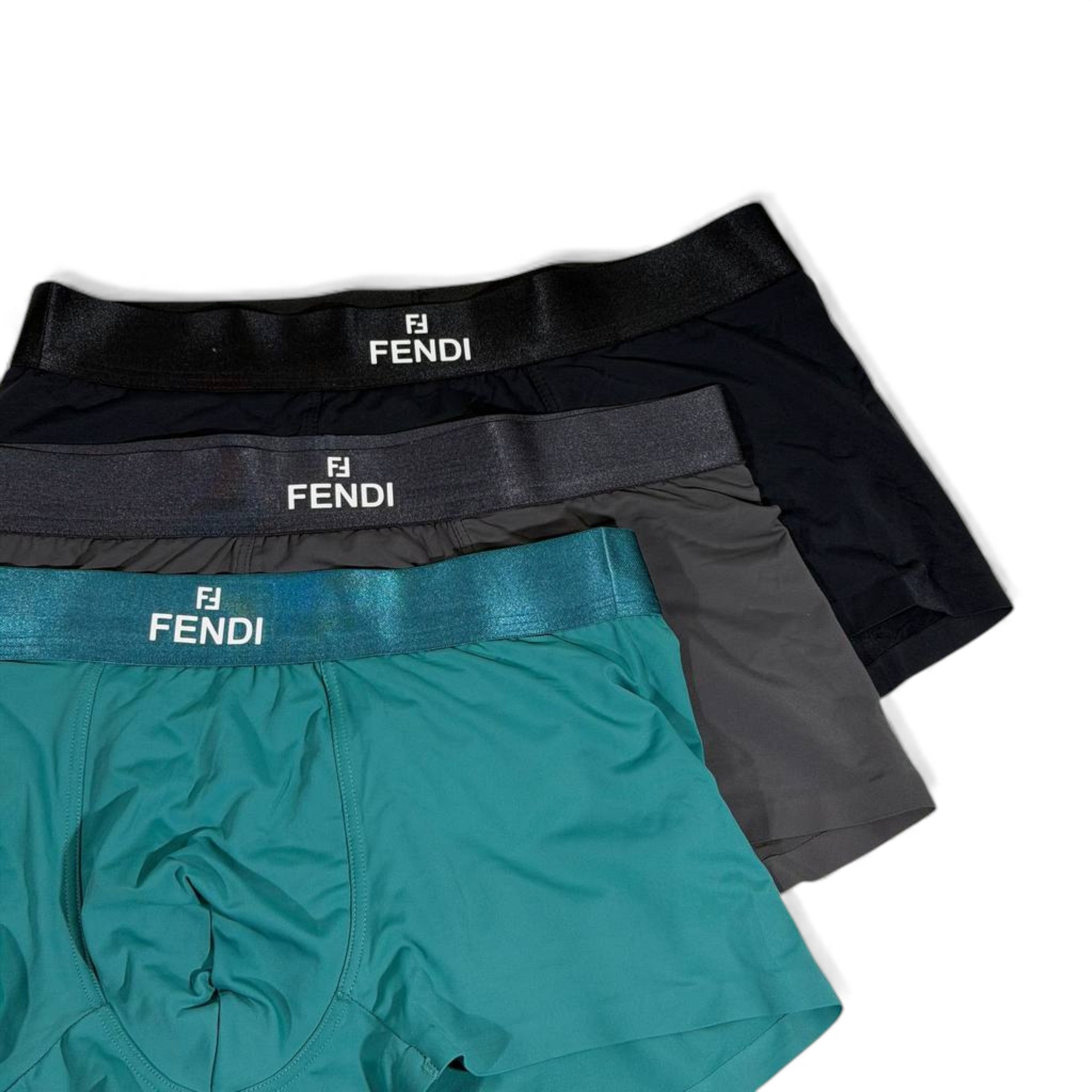 🩲 Fendi Men’s Luxury Boxer Briefs – Premium Comfort 3-Pack