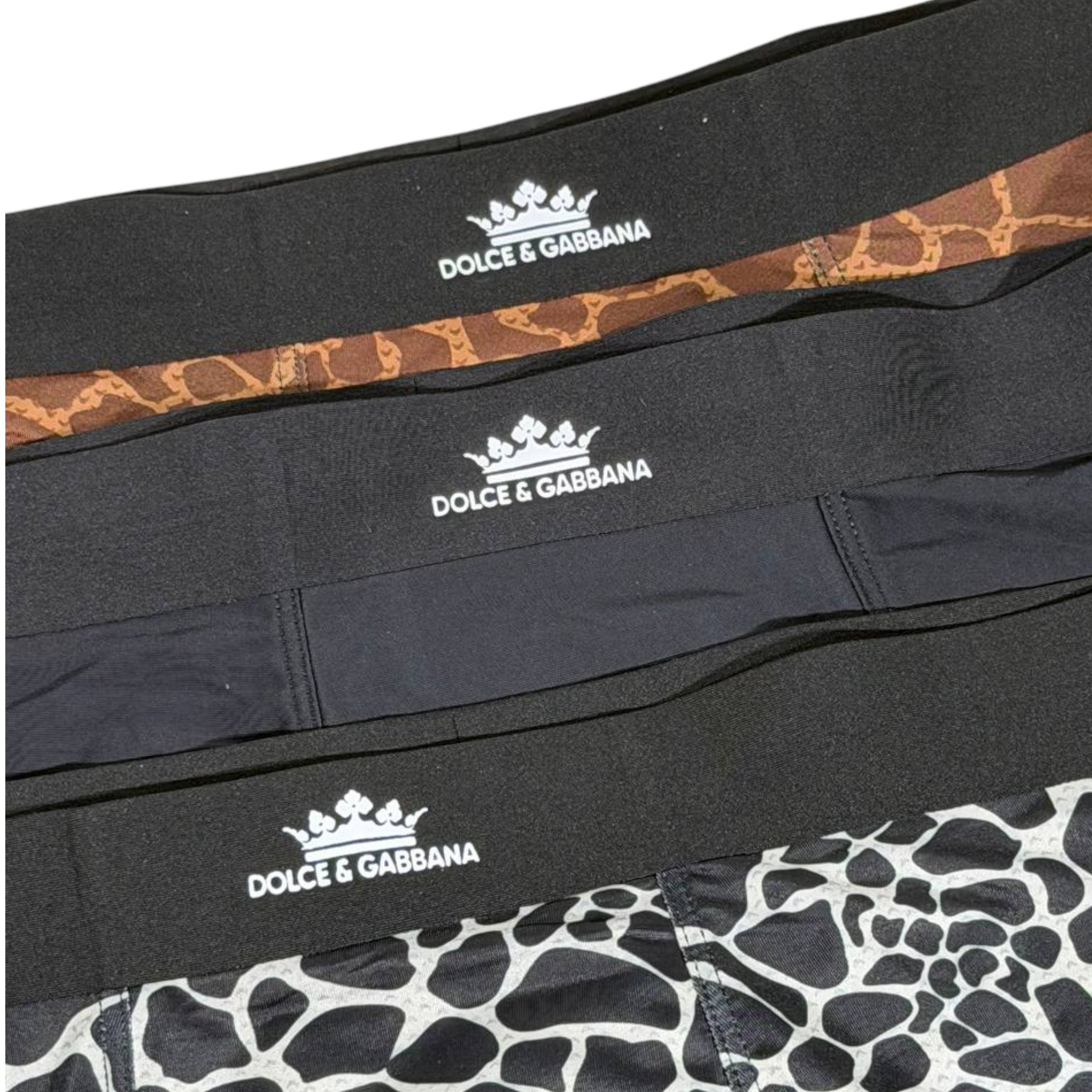 🩲 Dolce & Gabbana Animal Print Boxer Set – Italian Bold Edition