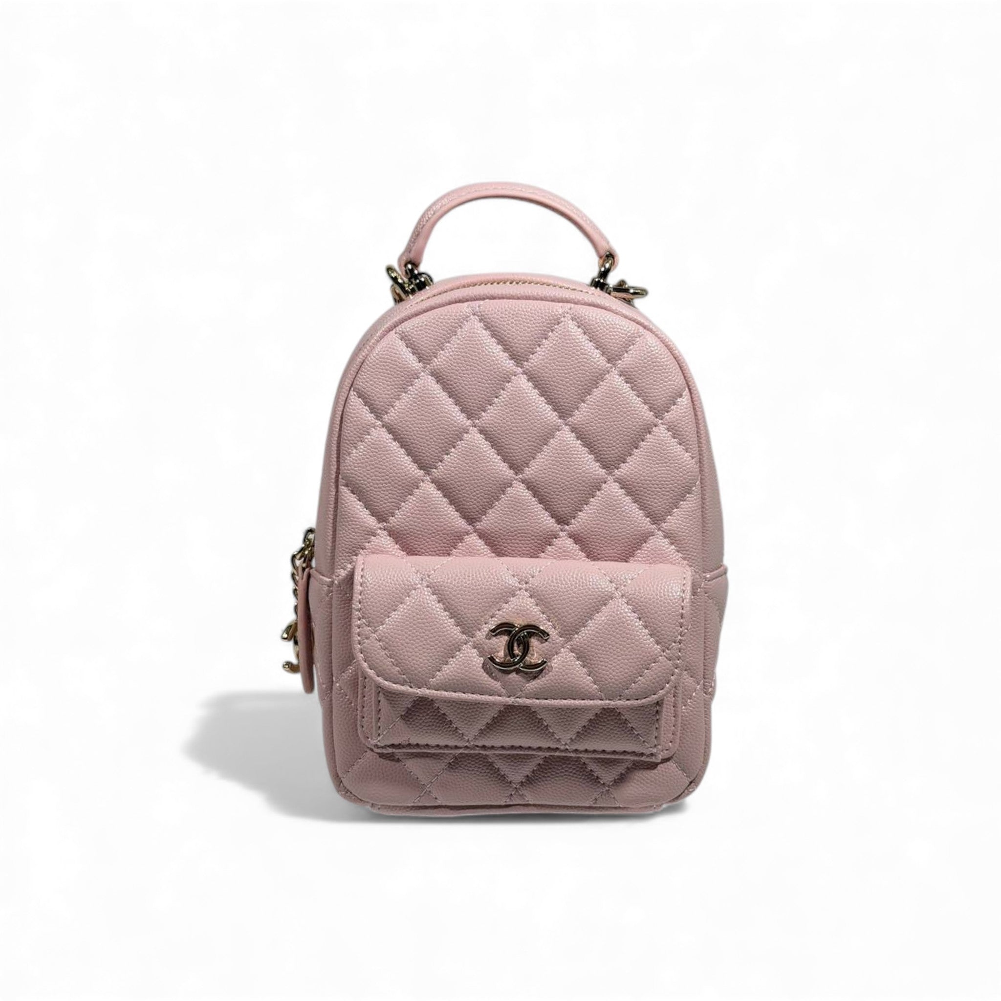 🎒 Chanel Mini Quilted Backpack 🌸✨ | Elegant Pink Luxury