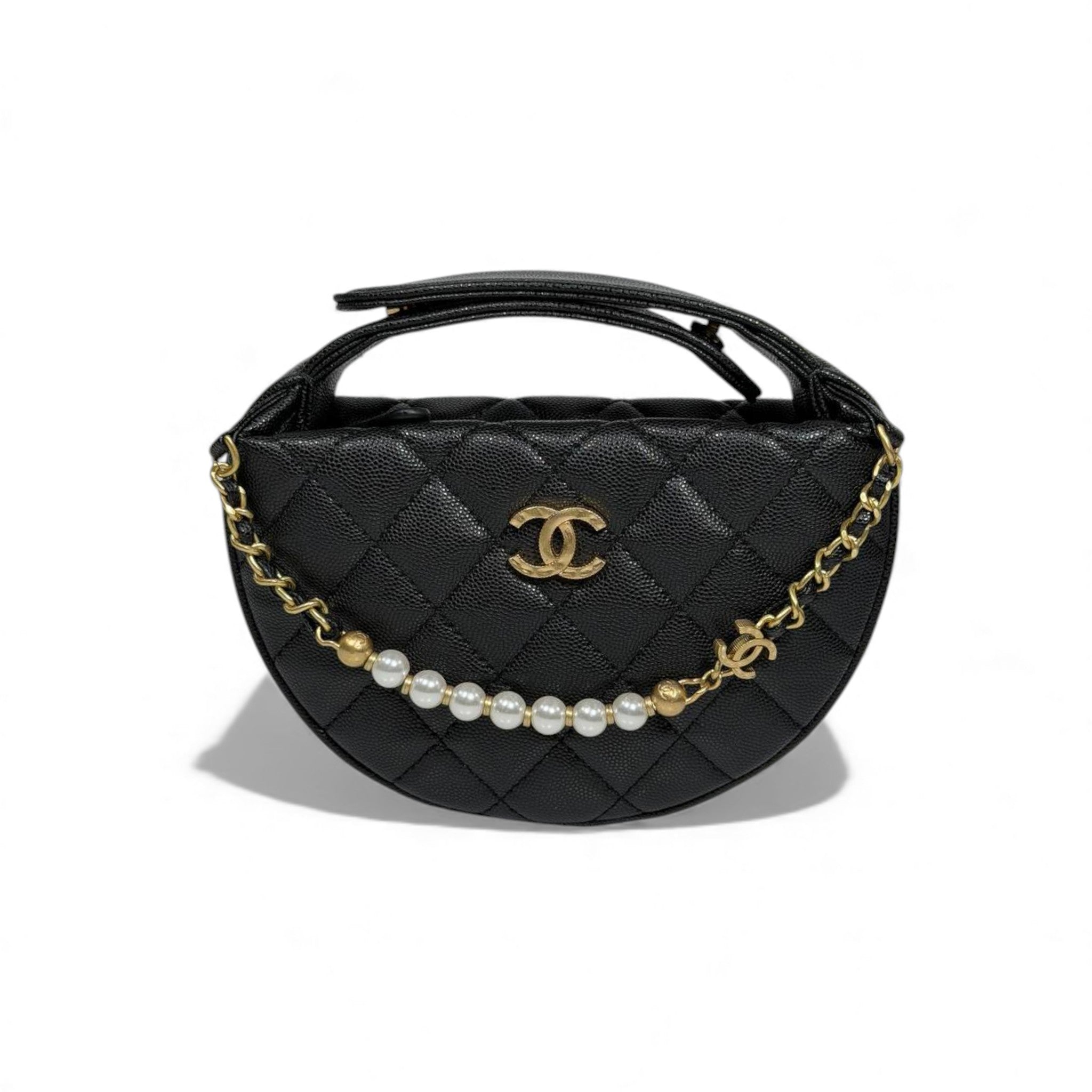 🖤 Chanel Quilted Mini Bag with Pearl Chain 🤍✨ | Timeless Luxury