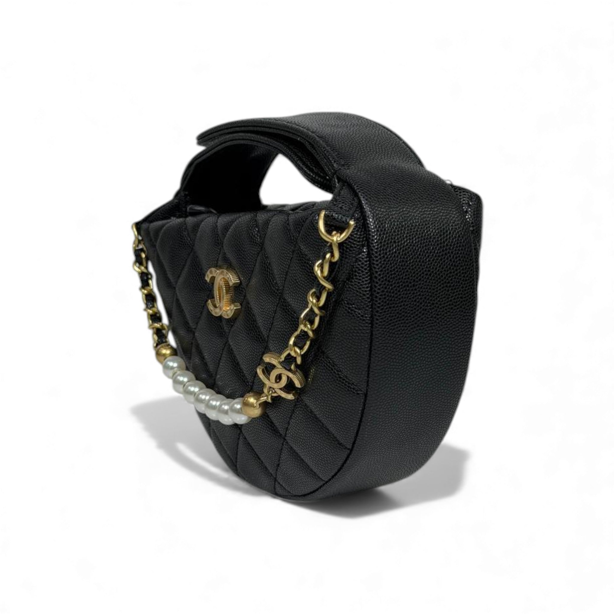 🖤 Chanel Quilted Mini Bag with Pearl Chain 🤍✨ | Timeless Luxury
