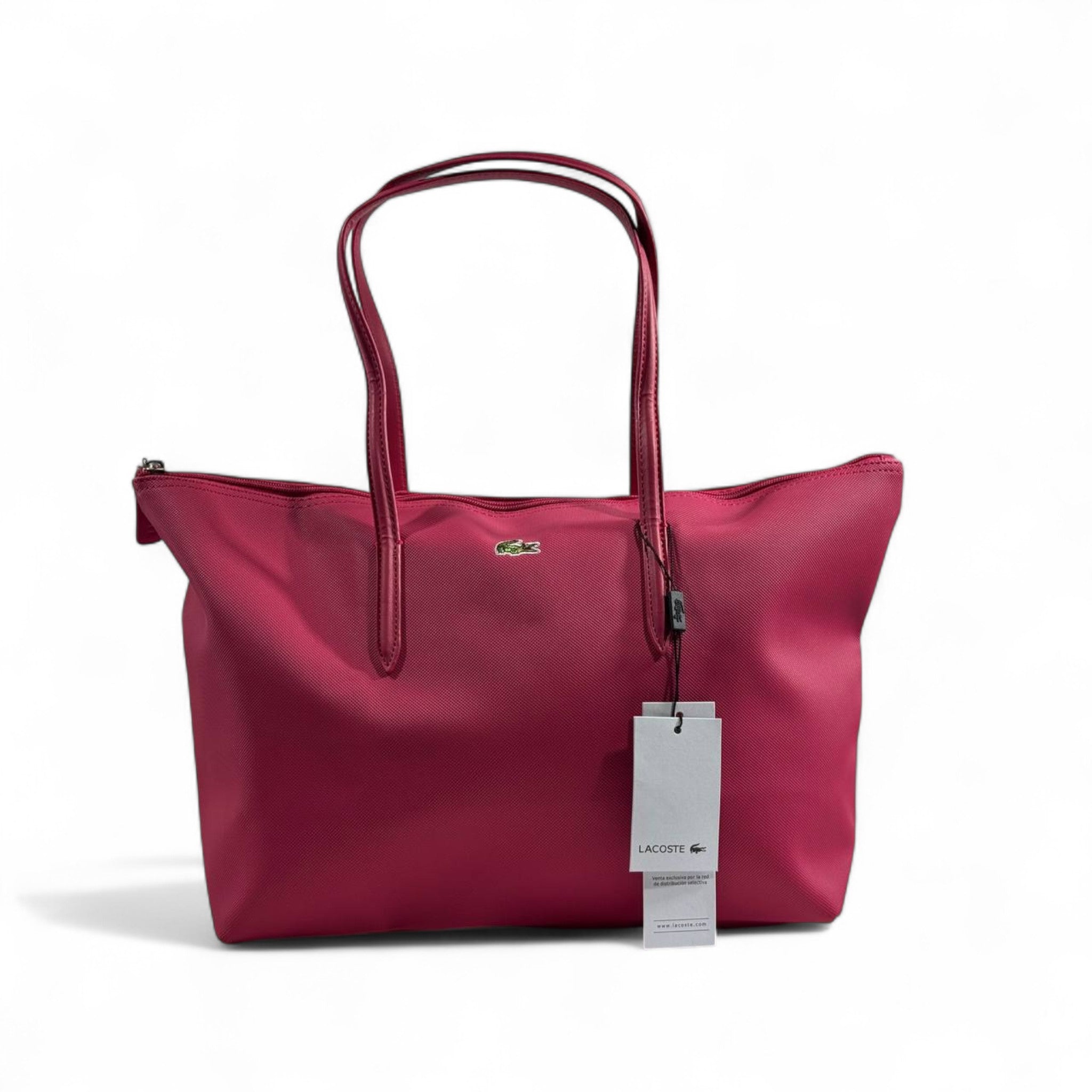 Lacoste Classic pink Tote Bag – Bold Elegance with Sporty Charm ❤️🐊