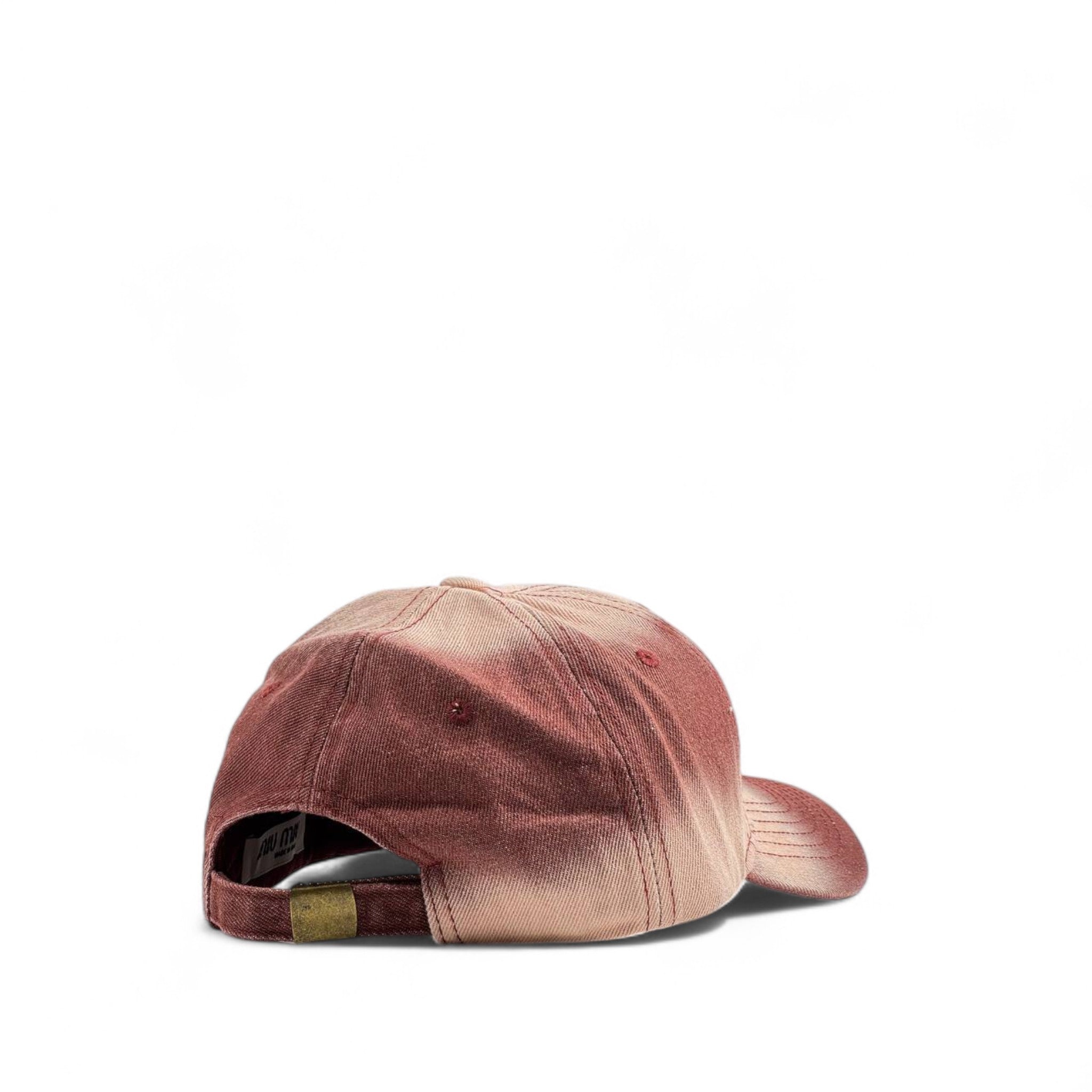 Miu Miu Brown Distressed Cap – Vintage Luxury Streetwear 🧢🤎✨