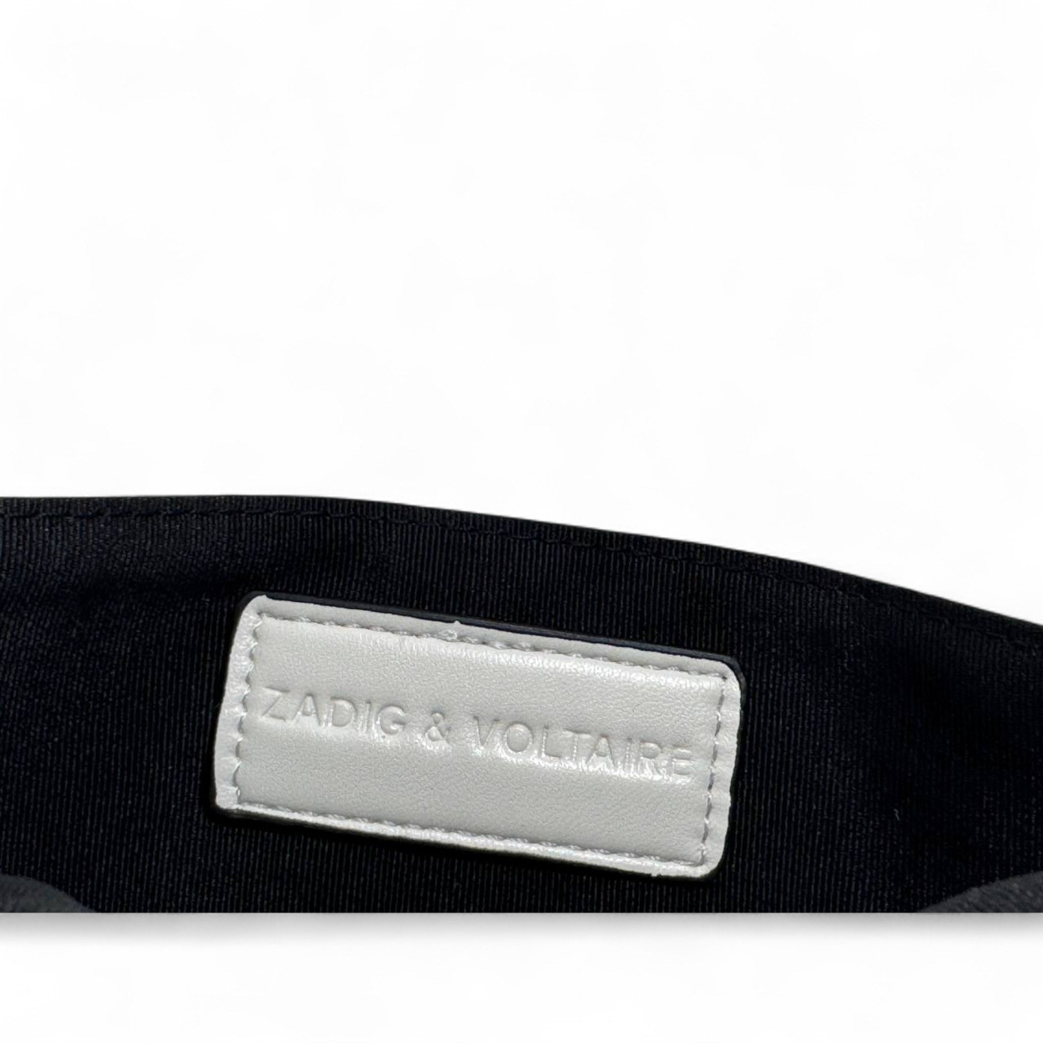 Zadig & Voltaire Quilted Wing Emblem Crossbody Bag – Light Beige 🤍✨