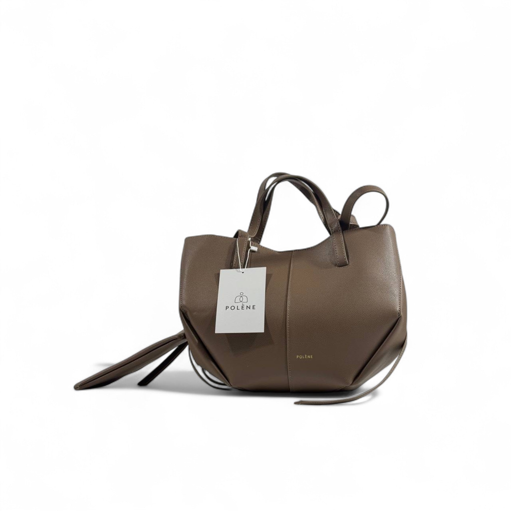 Polène Numéro Un Nano Bag – Taupe Grained Leather 🤎✨