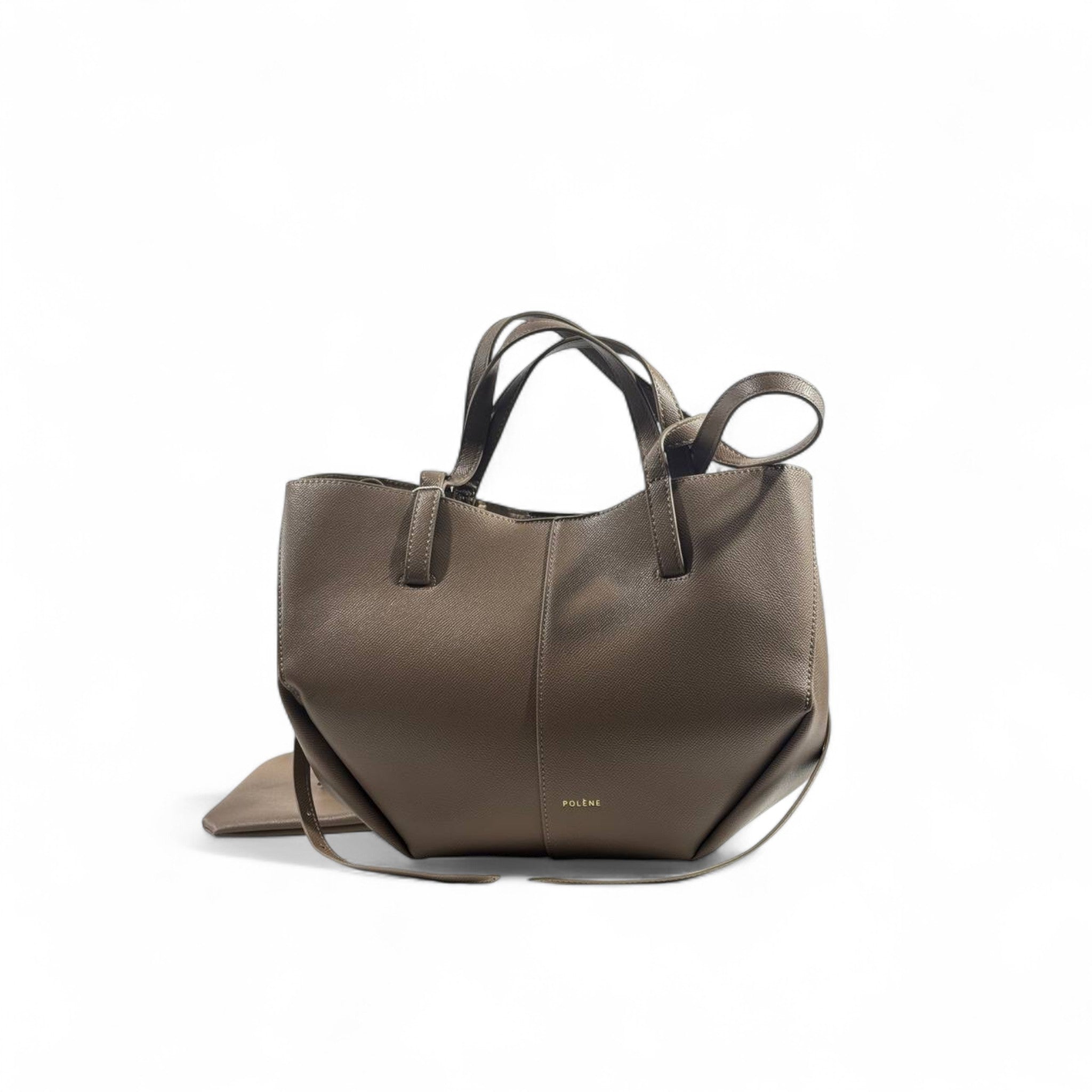 Polène Numéro Un Nano Bag – Taupe Grained Leather 🤎✨