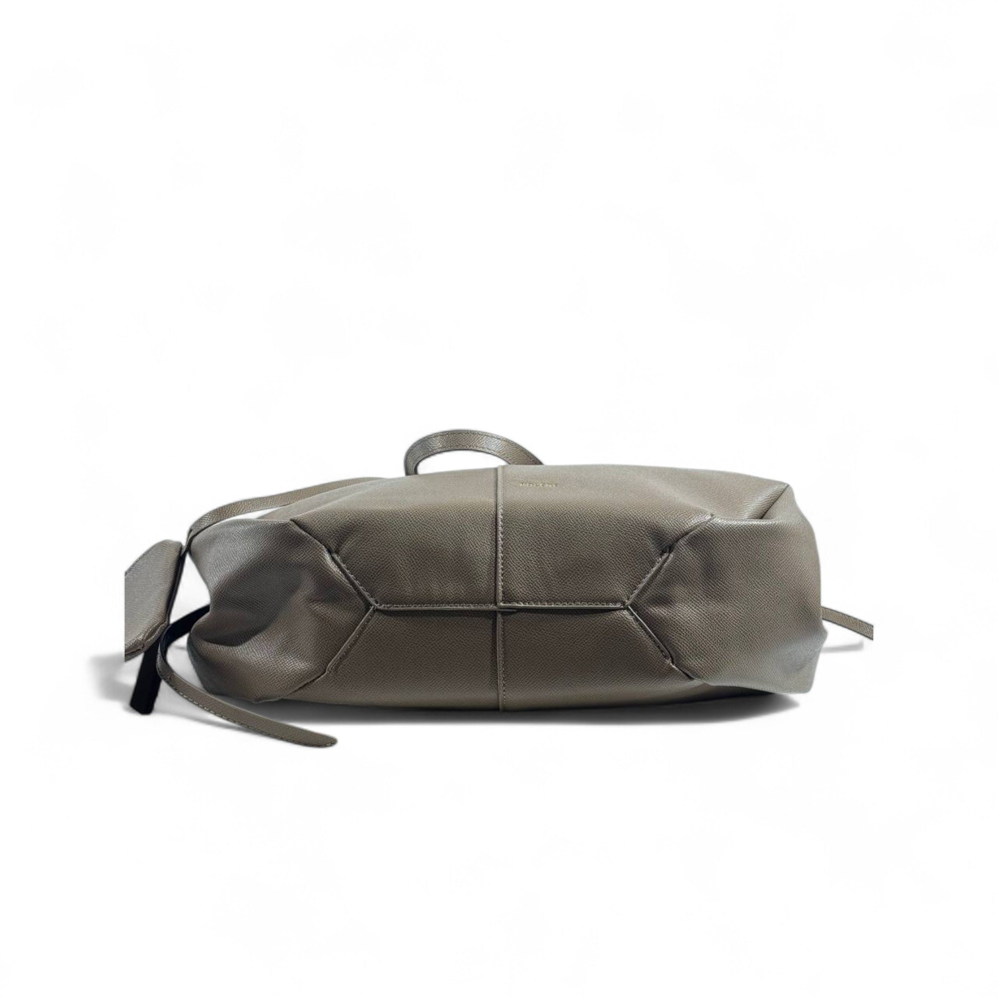 Polène Numéro Dix Tote Bag – Taupe Leather with Pouch 🤎✨