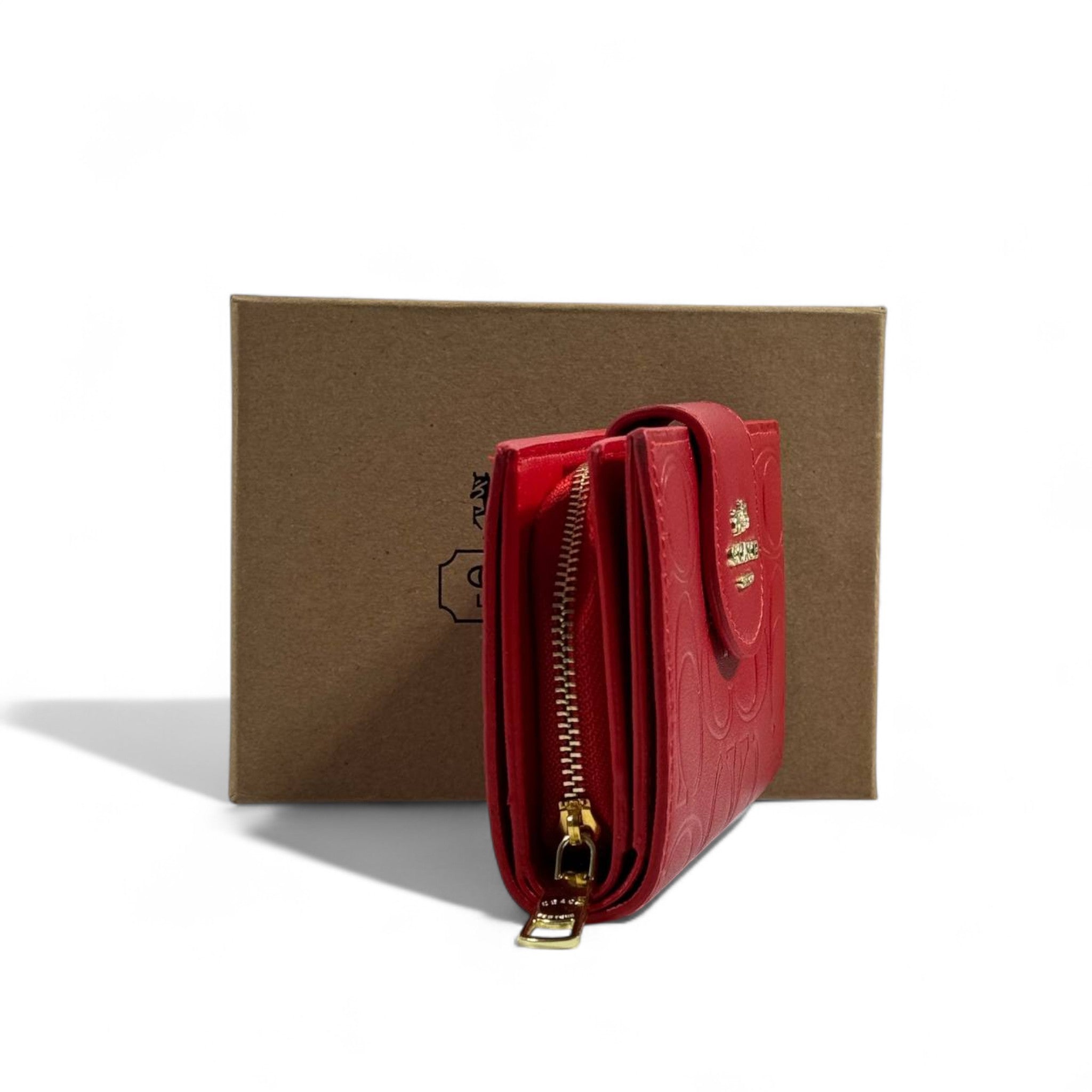 ❤️ Coach Signature Red Leather Wallet – Fierce, Elegant & Iconic ✨