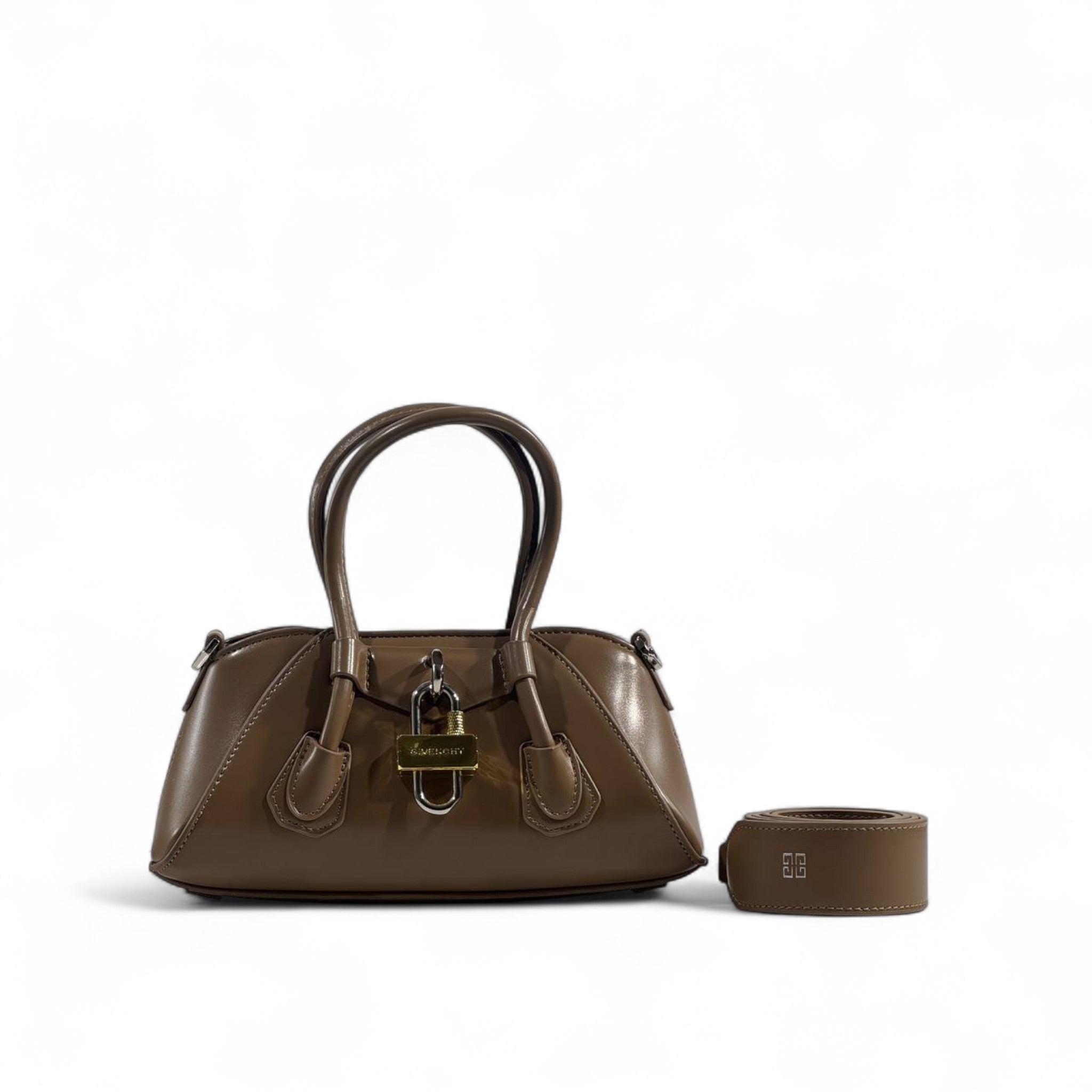 🤎 Givenchy Smooth Taupe Leather Handbag – Subtle, Elegant & Timeless ✨