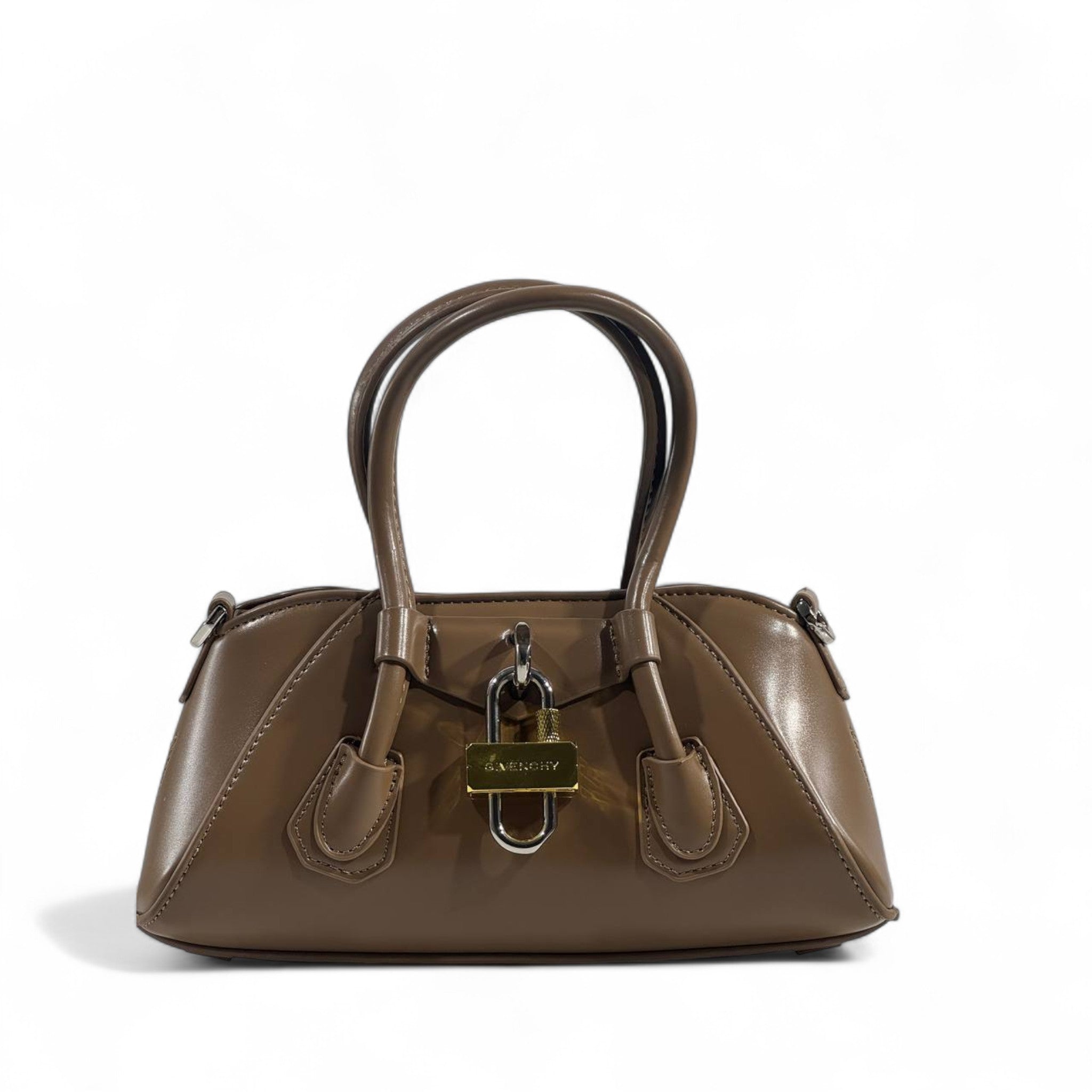 🤎 Givenchy Smooth Taupe Leather Handbag – Subtle, Elegant & Timeless ✨