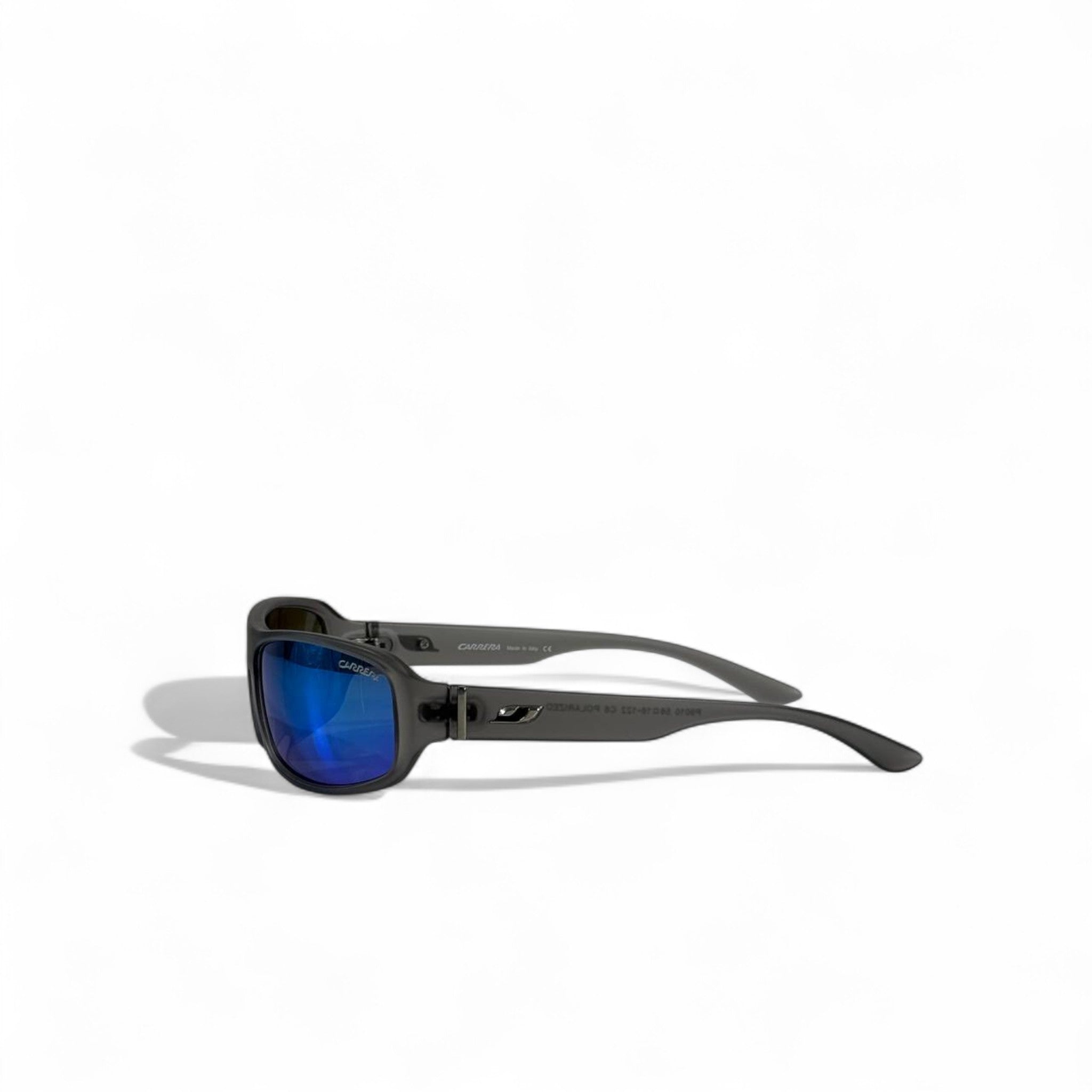 🕶️ Carrera Sport Sunglasses – Black Frame with Blue Reflective Lenses 🌊✨